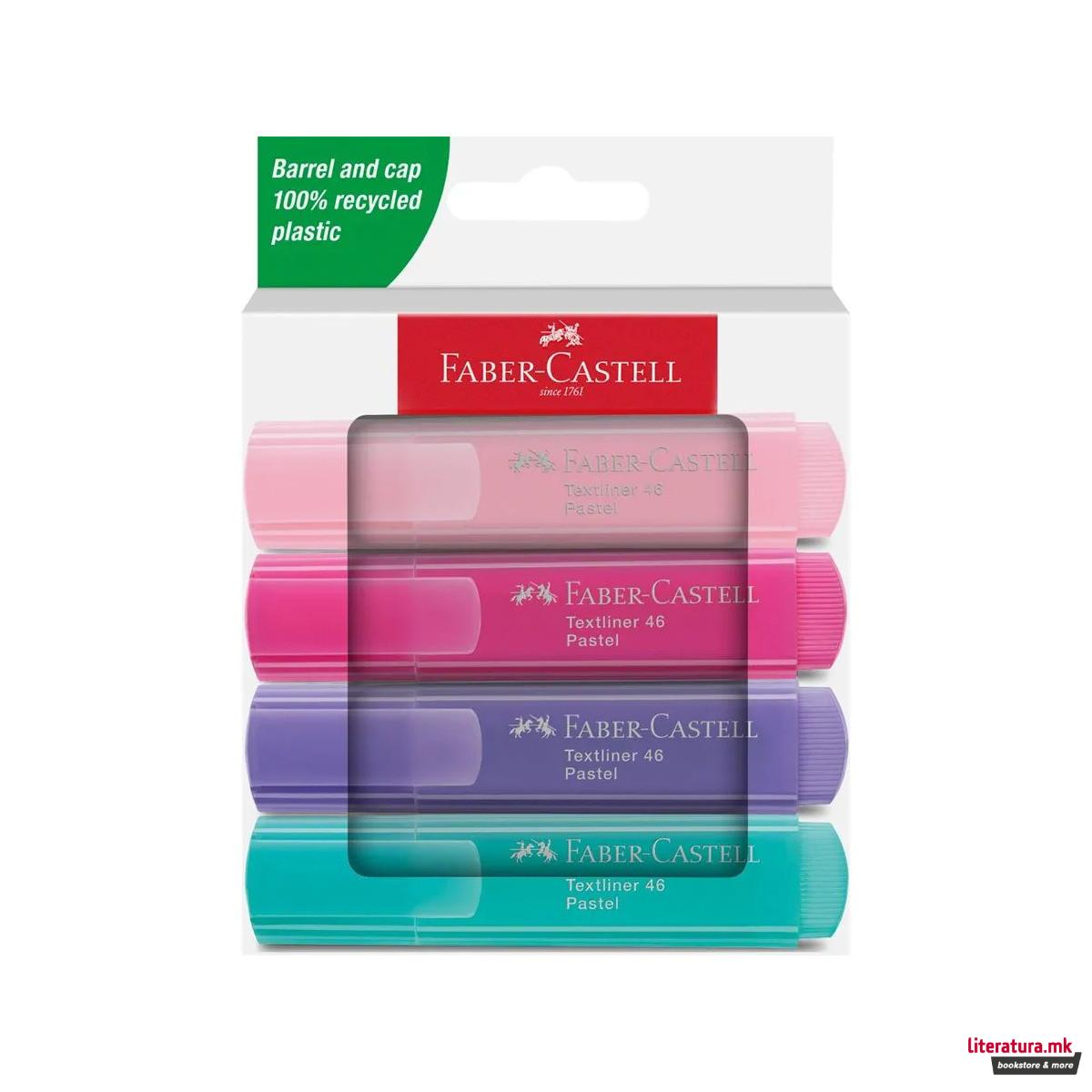 Сет од 4 хајлајтери, Textmarker TL 46 SF Pastel 