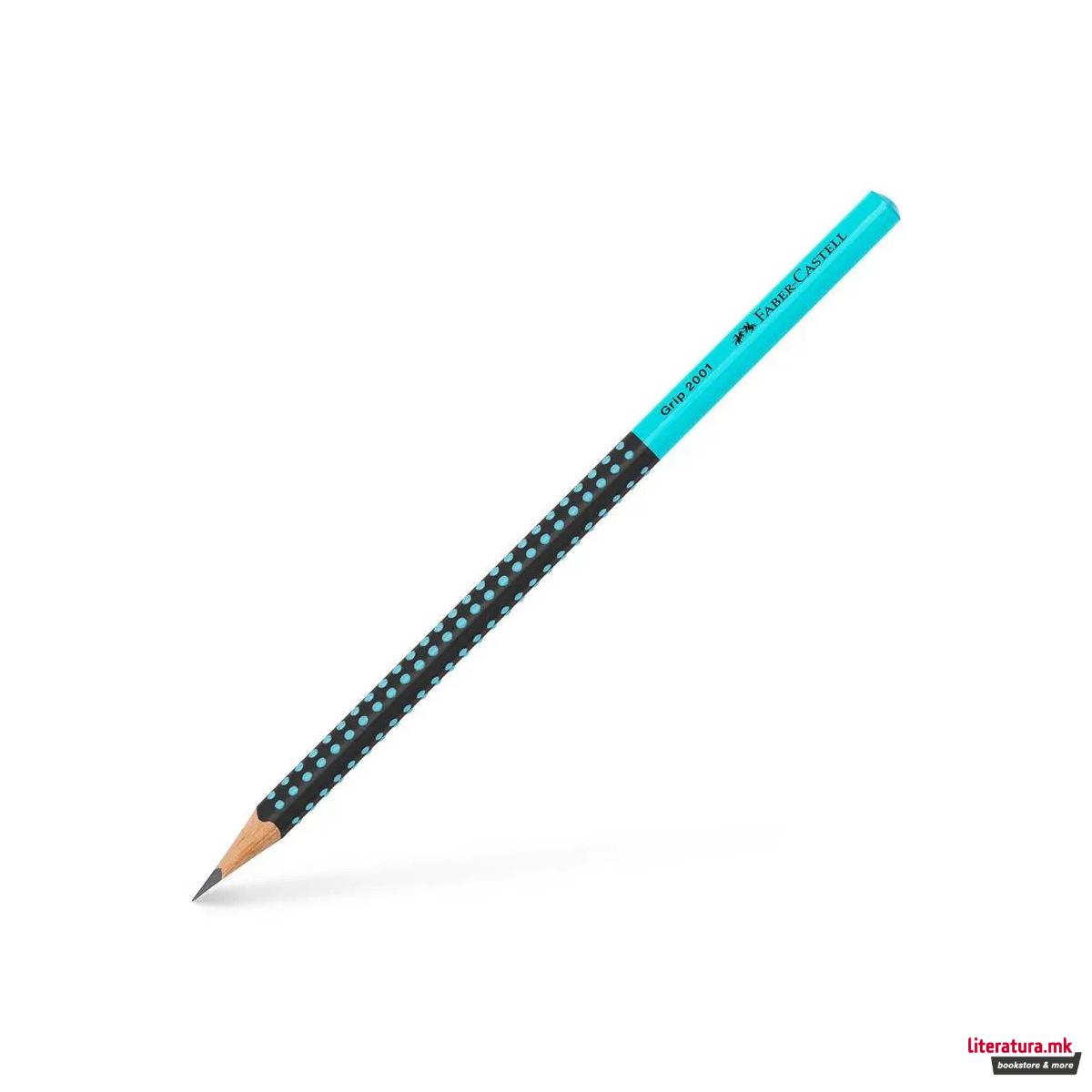 Молив, Grip 2001 Two Tone - black/turquoise 