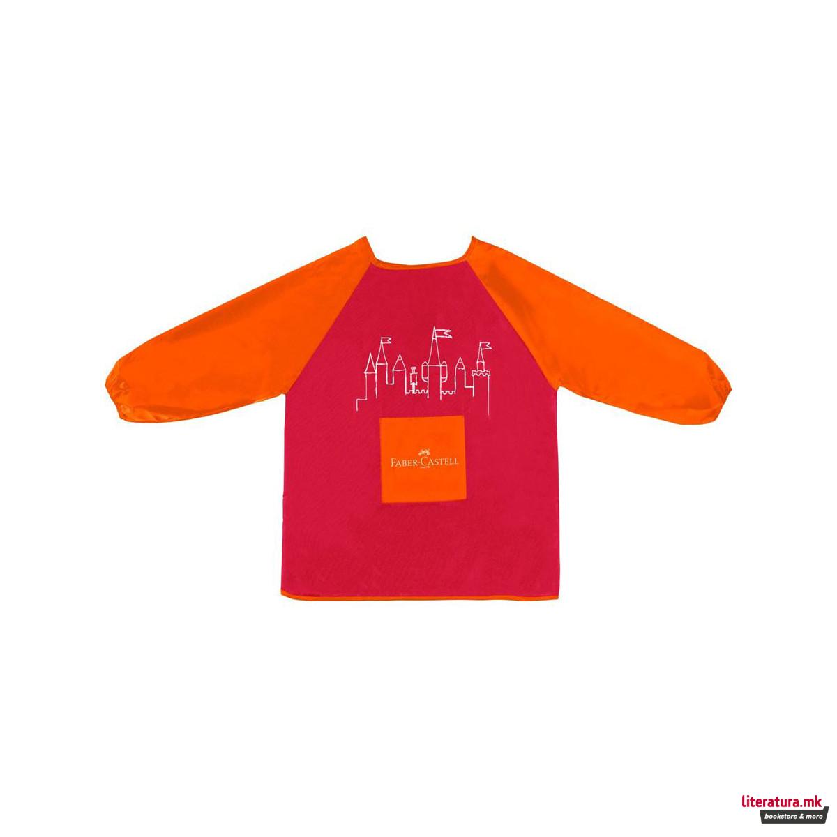 Детска престилка за цртање - црвена 