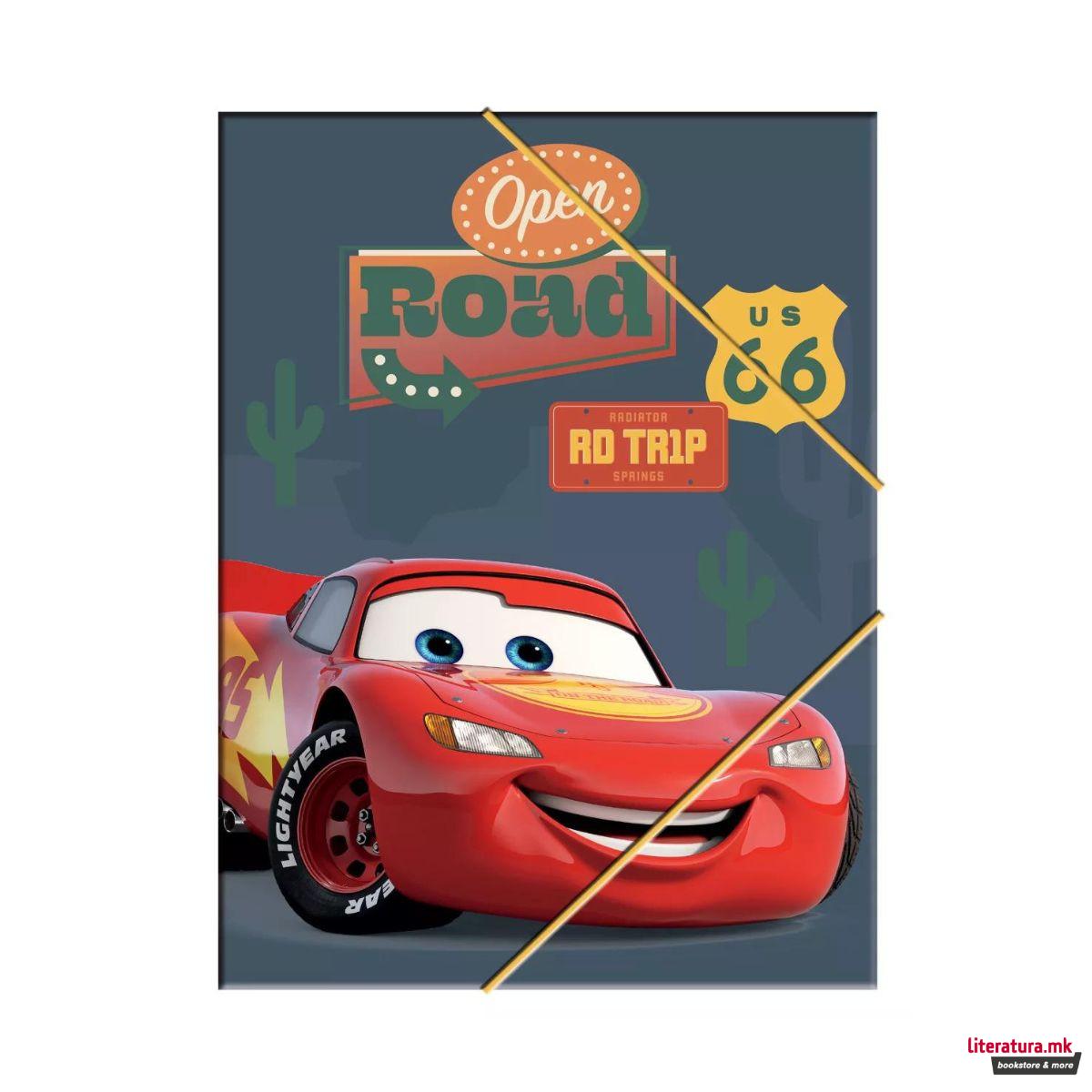 Папка со ластици, Pixar: Cars - Open Road, A4 