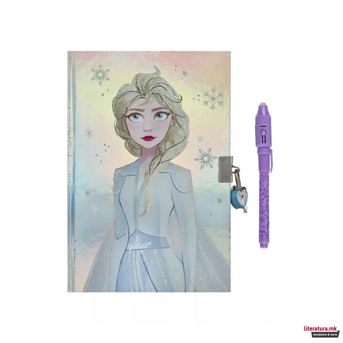 Дневник + магично пенкало, Disney: Frozen - Secret Diary Set 