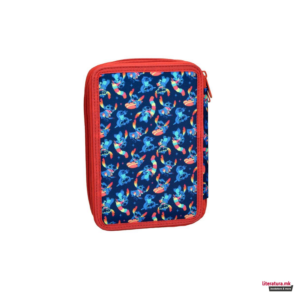 Несесер за моливи - полн, Disney: Stitch - No Bad Days 