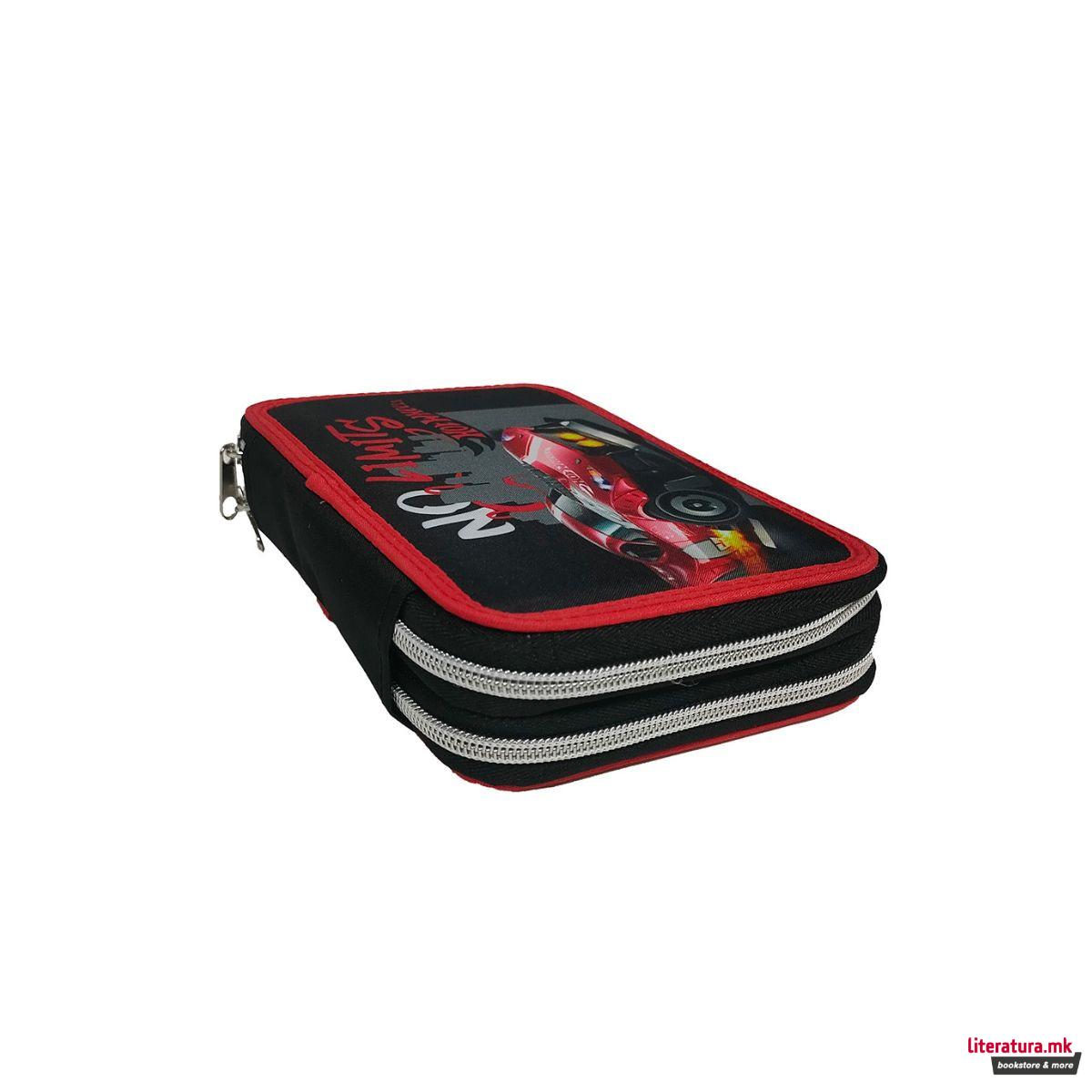 Несесер за моливи - полн, Hot Wheels - No Limits 