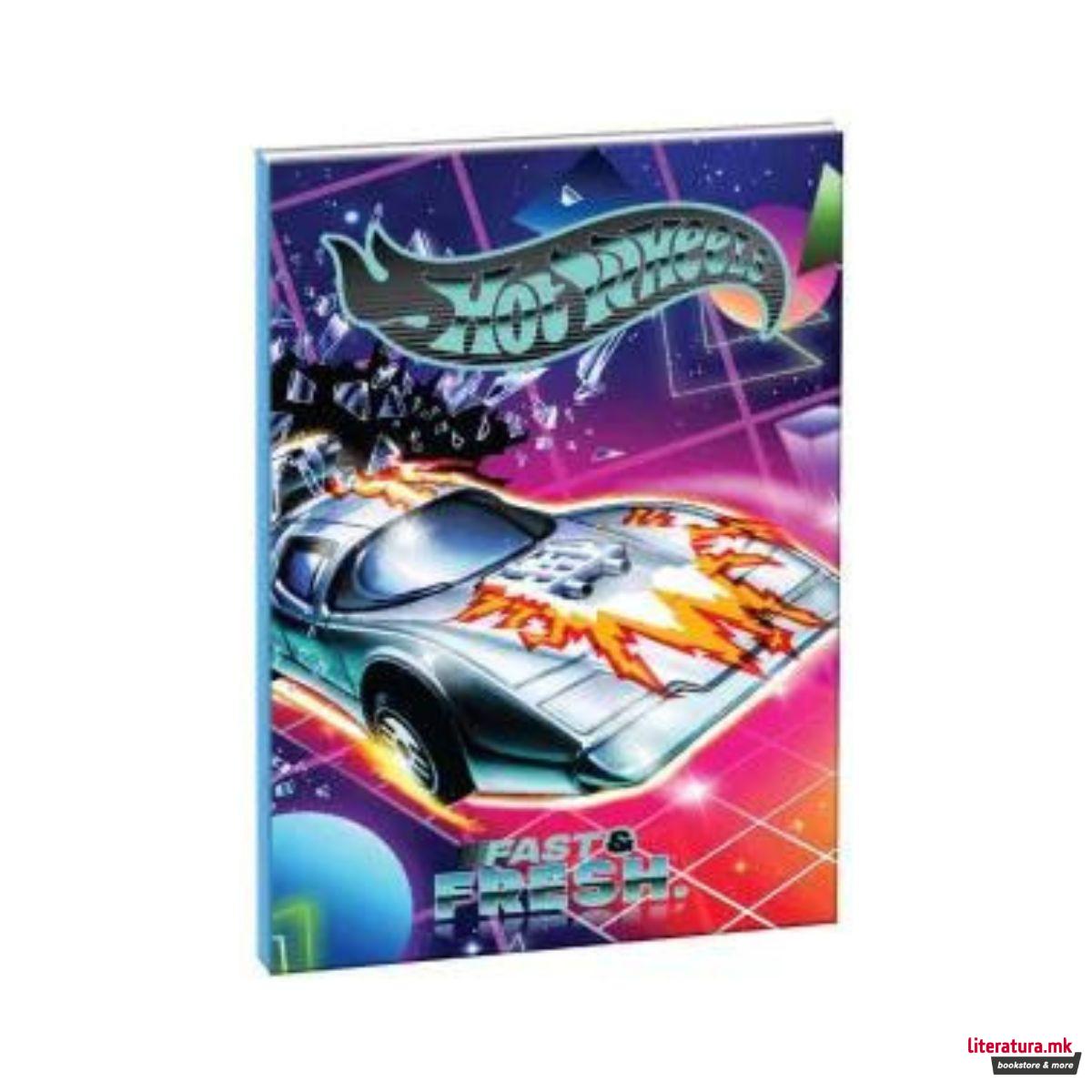 Тетратка, Hot Wheels - Fast & Fresh, B5, 40 листови 