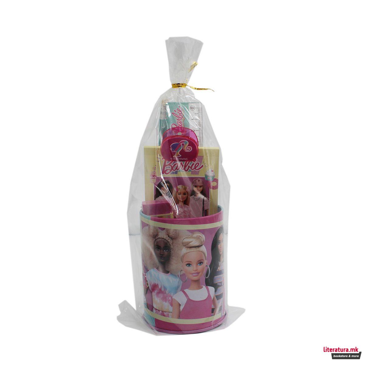 Сет за пишување - чаша, Barbie 