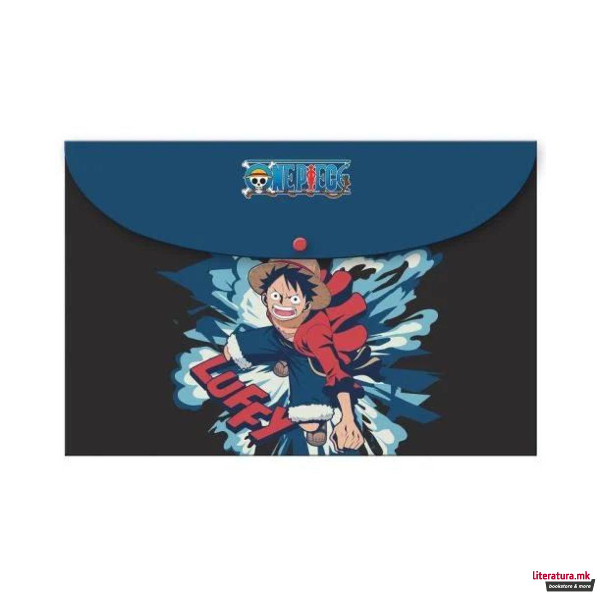 Папка со копче, One Piece - Luffy, А4 