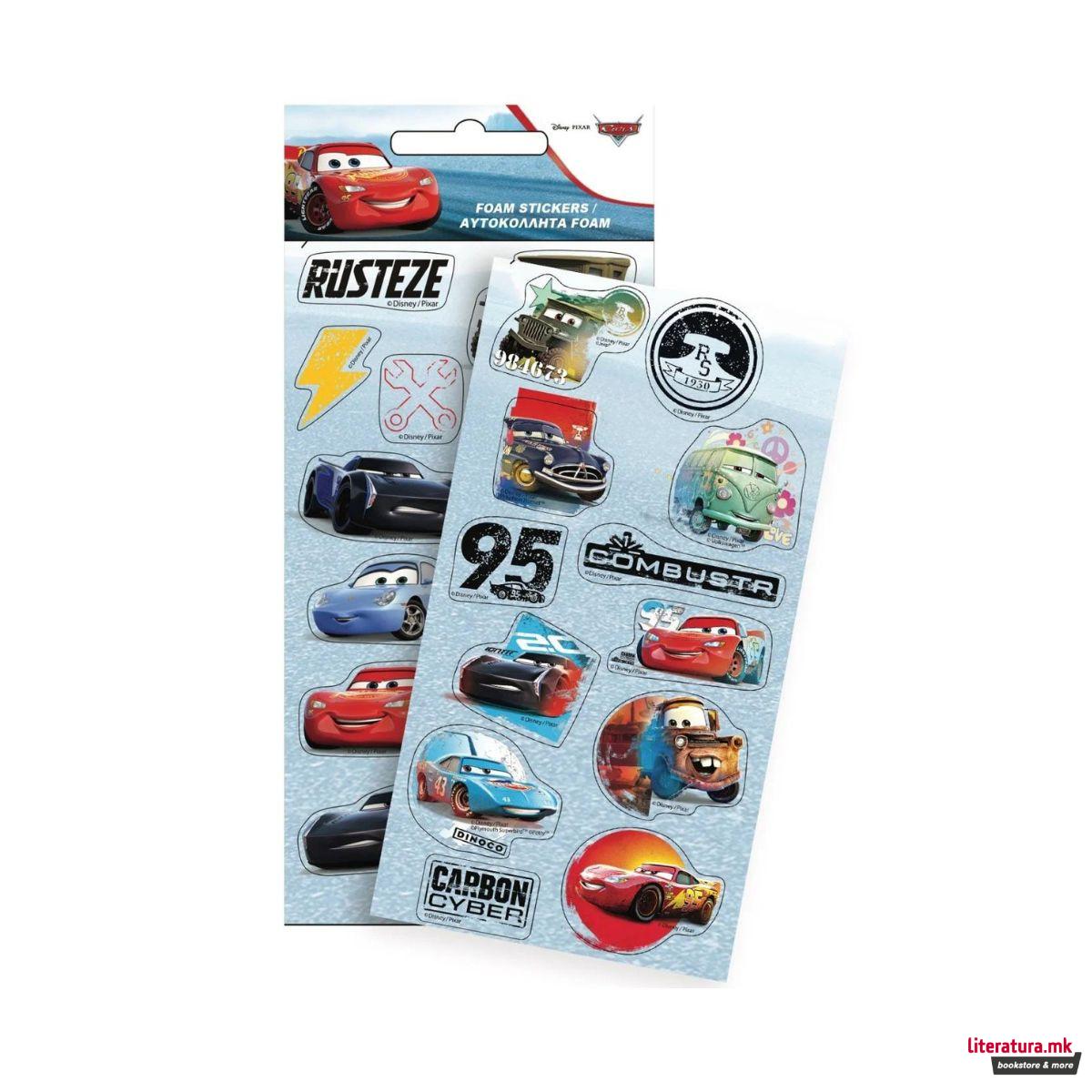 Сет од 12 стикери, Pixar: Cars 