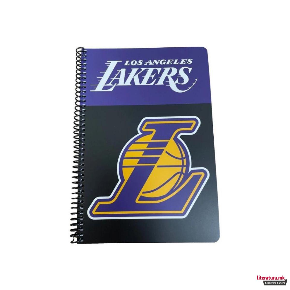 Тетратка, NBA/Los Angeles Lakers, B5, 2 дизајни 