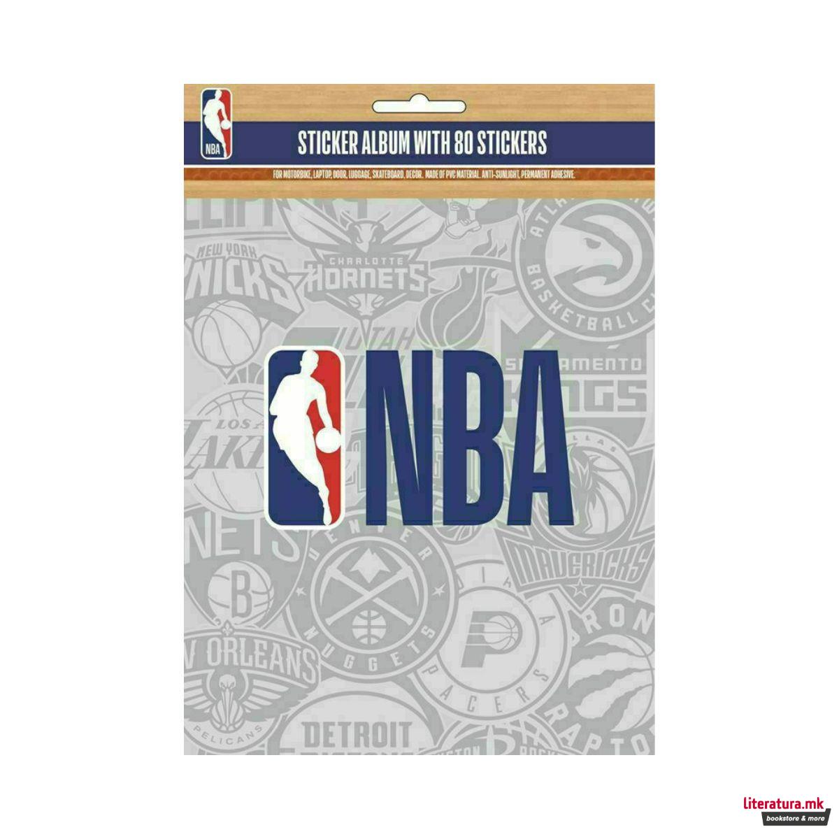 Албум за стикери со 80 стикери, NBA 