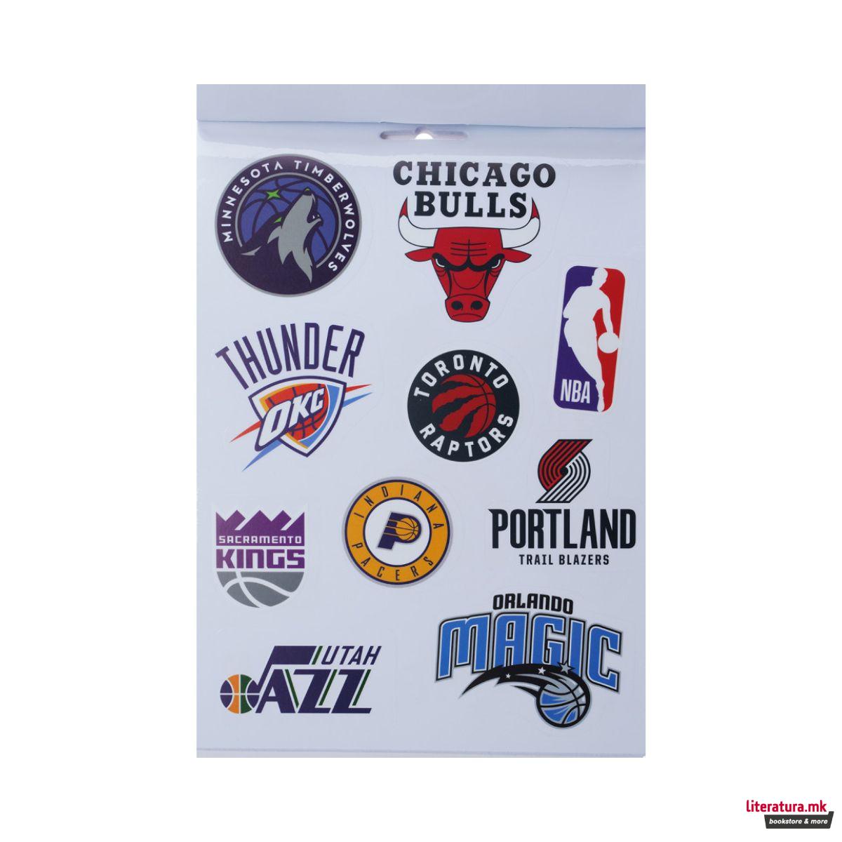 Албум за стикери со 80 стикери, NBA 