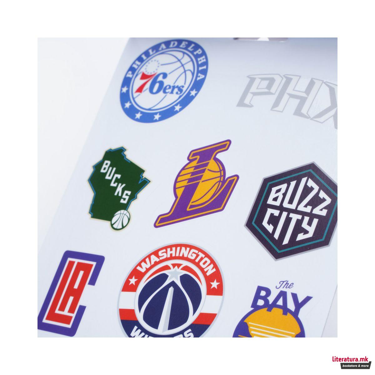 Албум за стикери со 80 стикери, NBA 