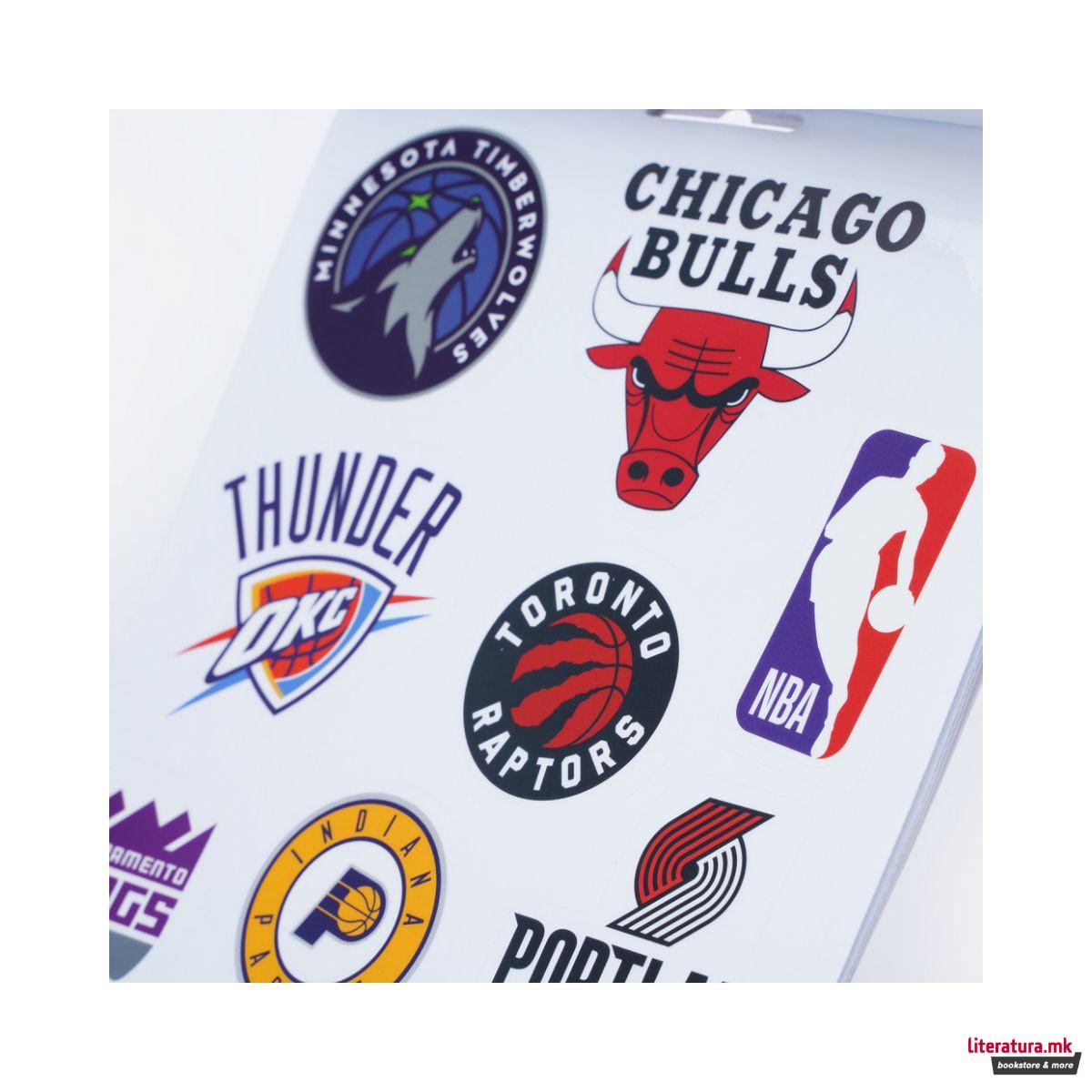 Албум за стикери со 80 стикери, NBA 