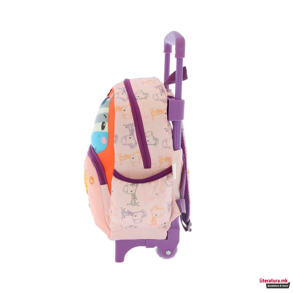 Ранец со тркалца, Fisher Price: Zebra - Happy Day 