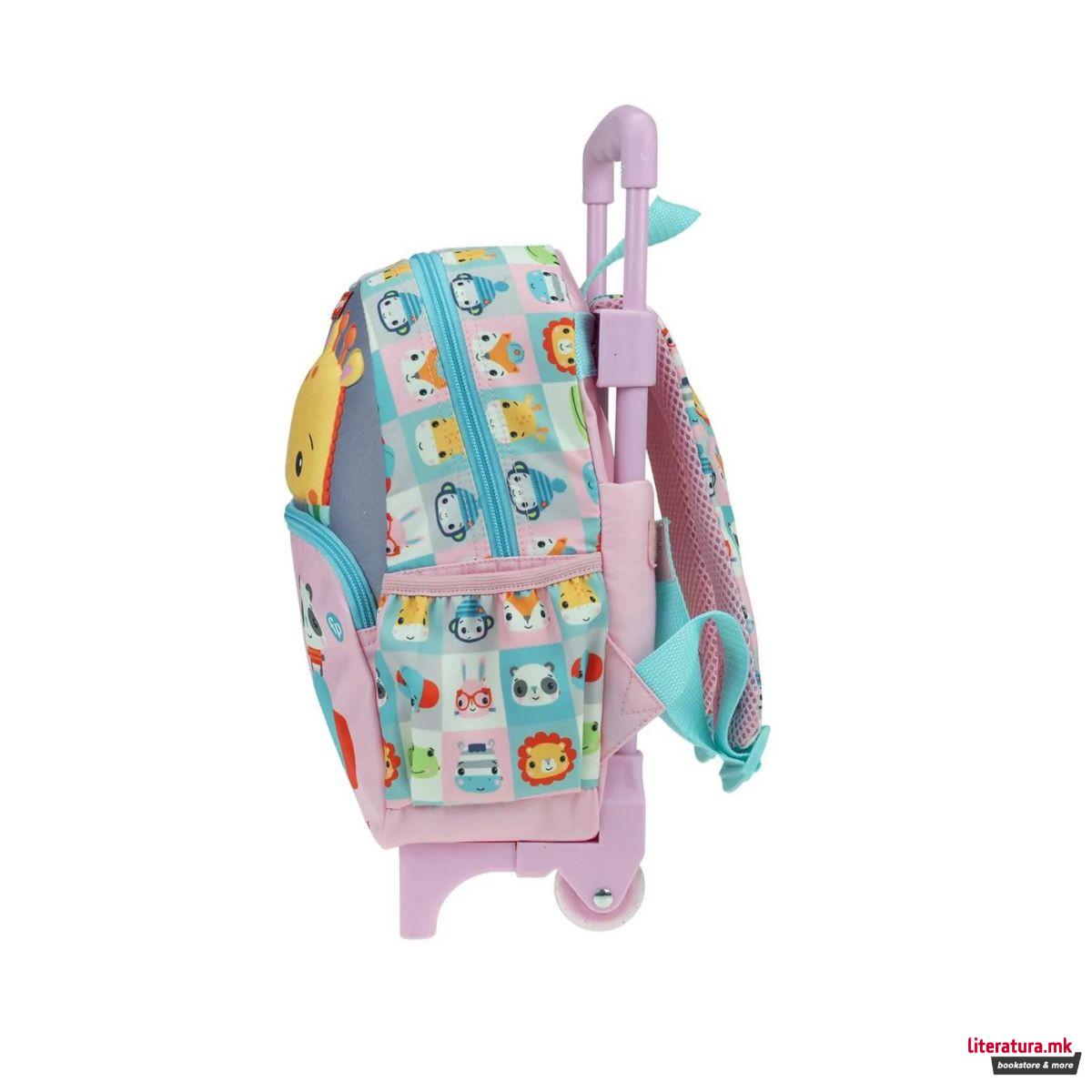 Ранец со тркалца, Fisher Price: Giraffe - Happy Day 