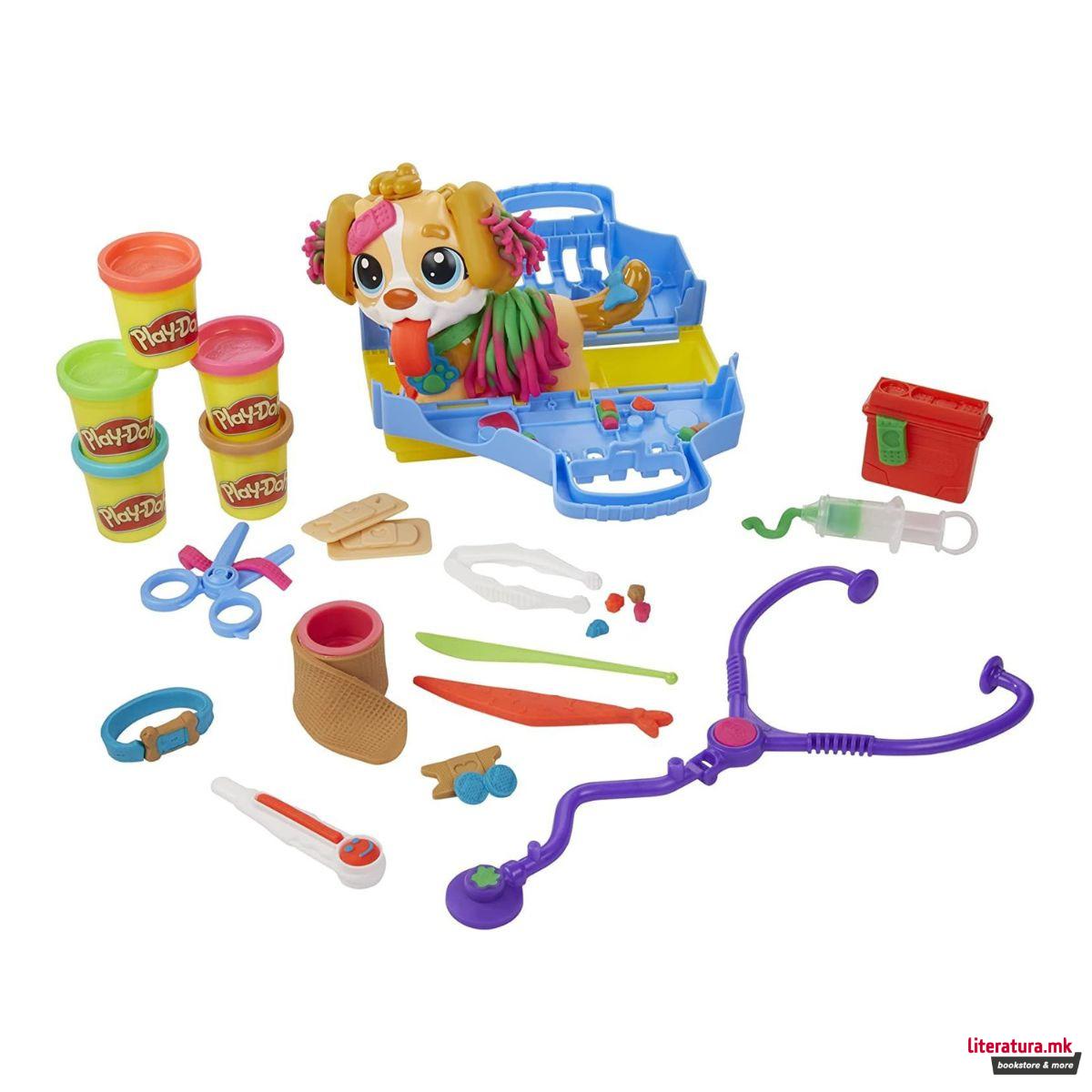 Креативен сет за игра, Play-Doh - Care'N Carry Vet 