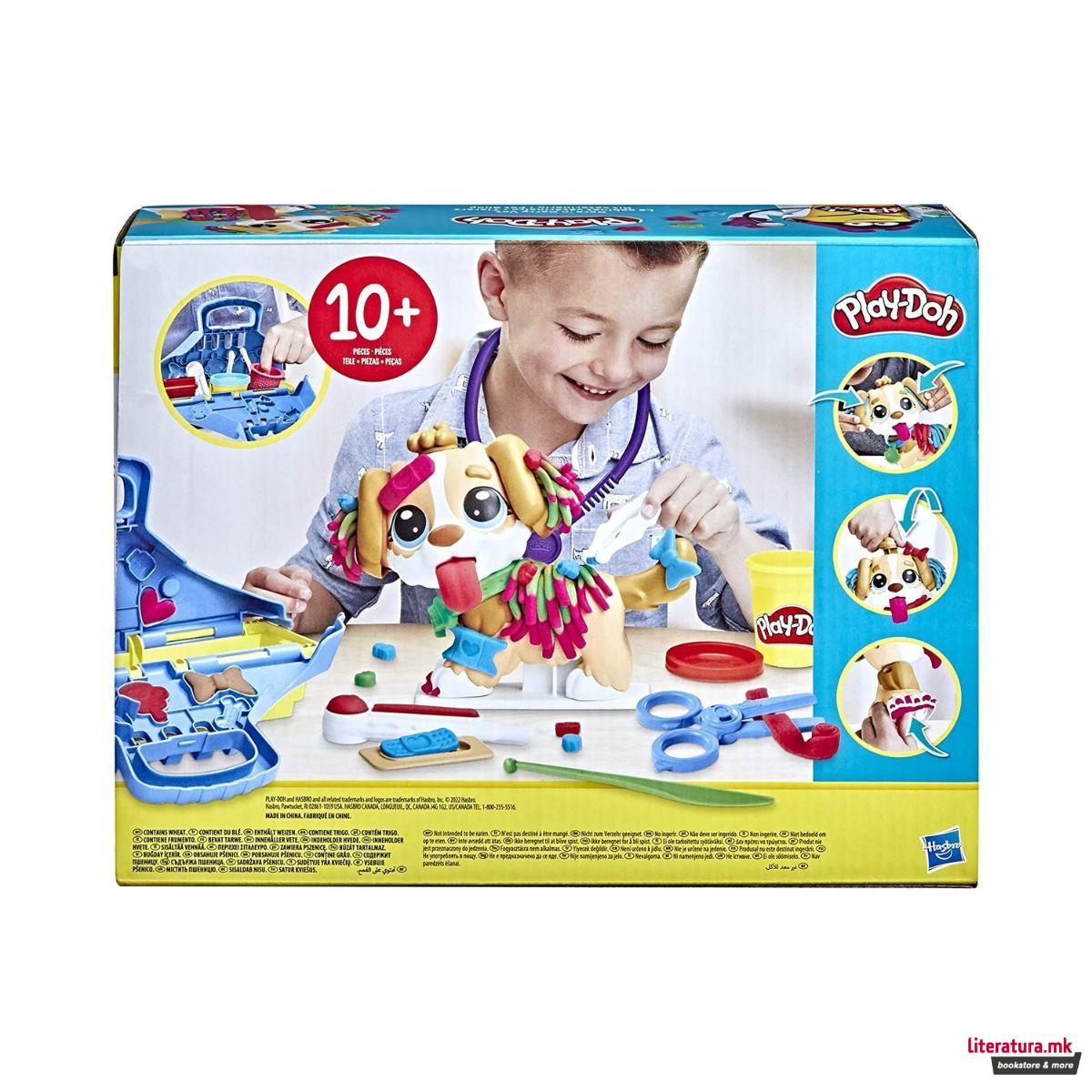 Креативен сет за игра, Play-Doh - Care'N Carry Vet 