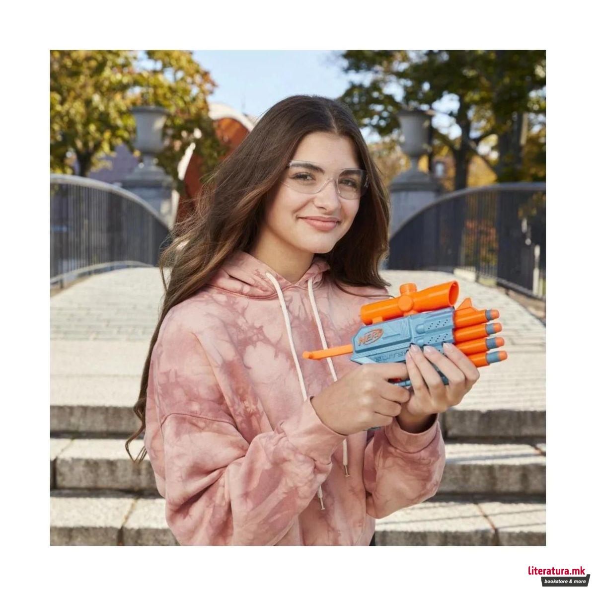 Играчка пушка со мека муниција, Nerf Elite 2.0 Prospect QS-4 Blaster 