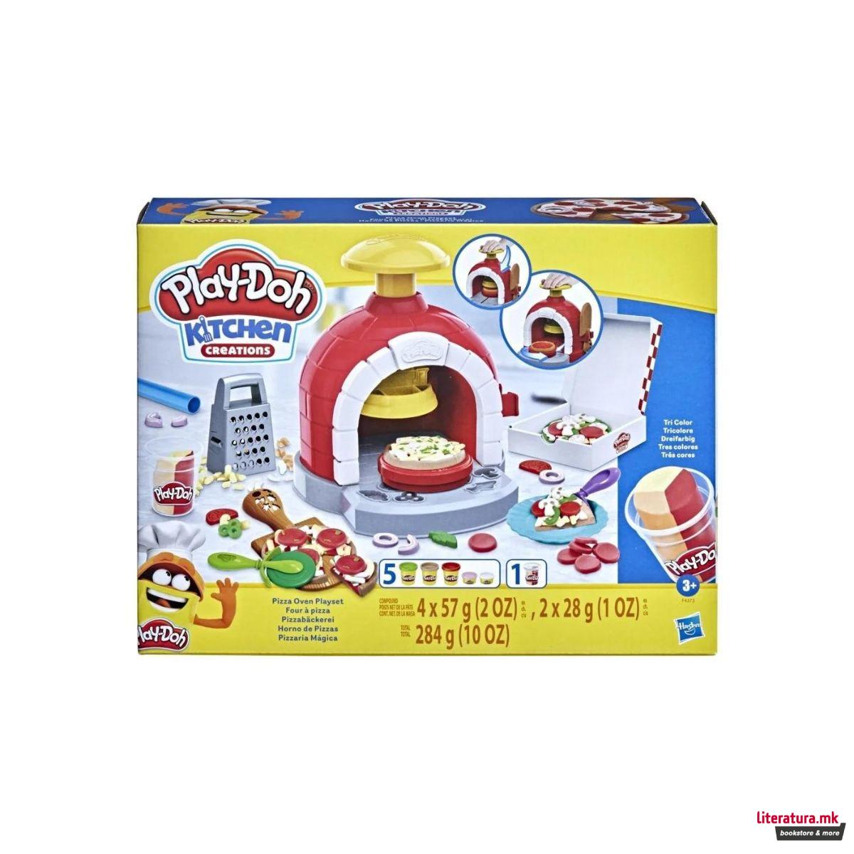 Креативен сет за игра, Play-Doh - Kitchen Creations: Pizza Oven 
