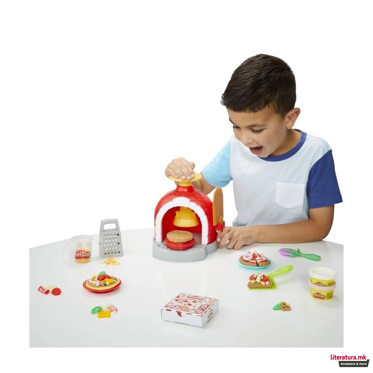 Креативен сет за игра, Play-Doh - Kitchen Creations: Pizza Oven 