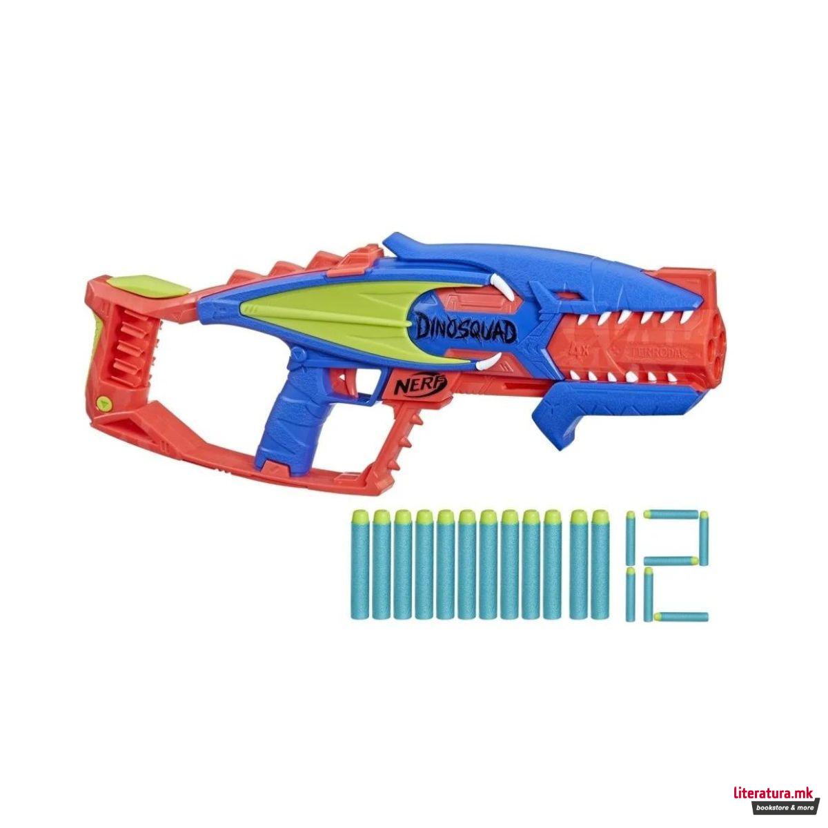 Играчка пиштол со мека муниција, Nerf Dinosquad Terrodak 