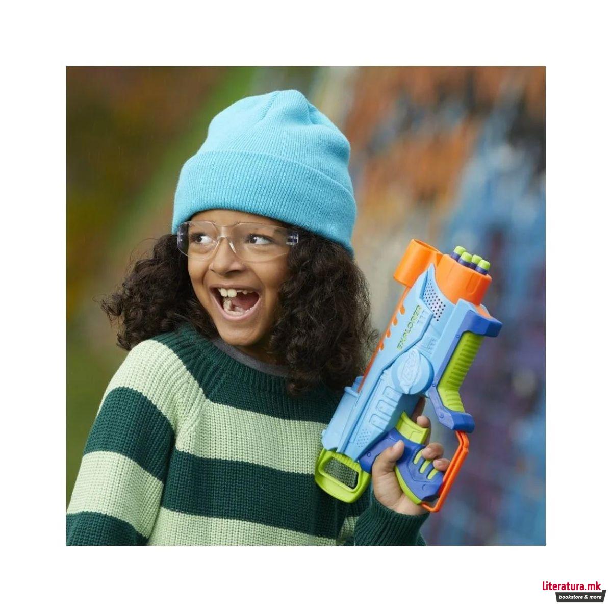 Играчка пиштол со мека муниција, Nerf Elite Jr Explorer 