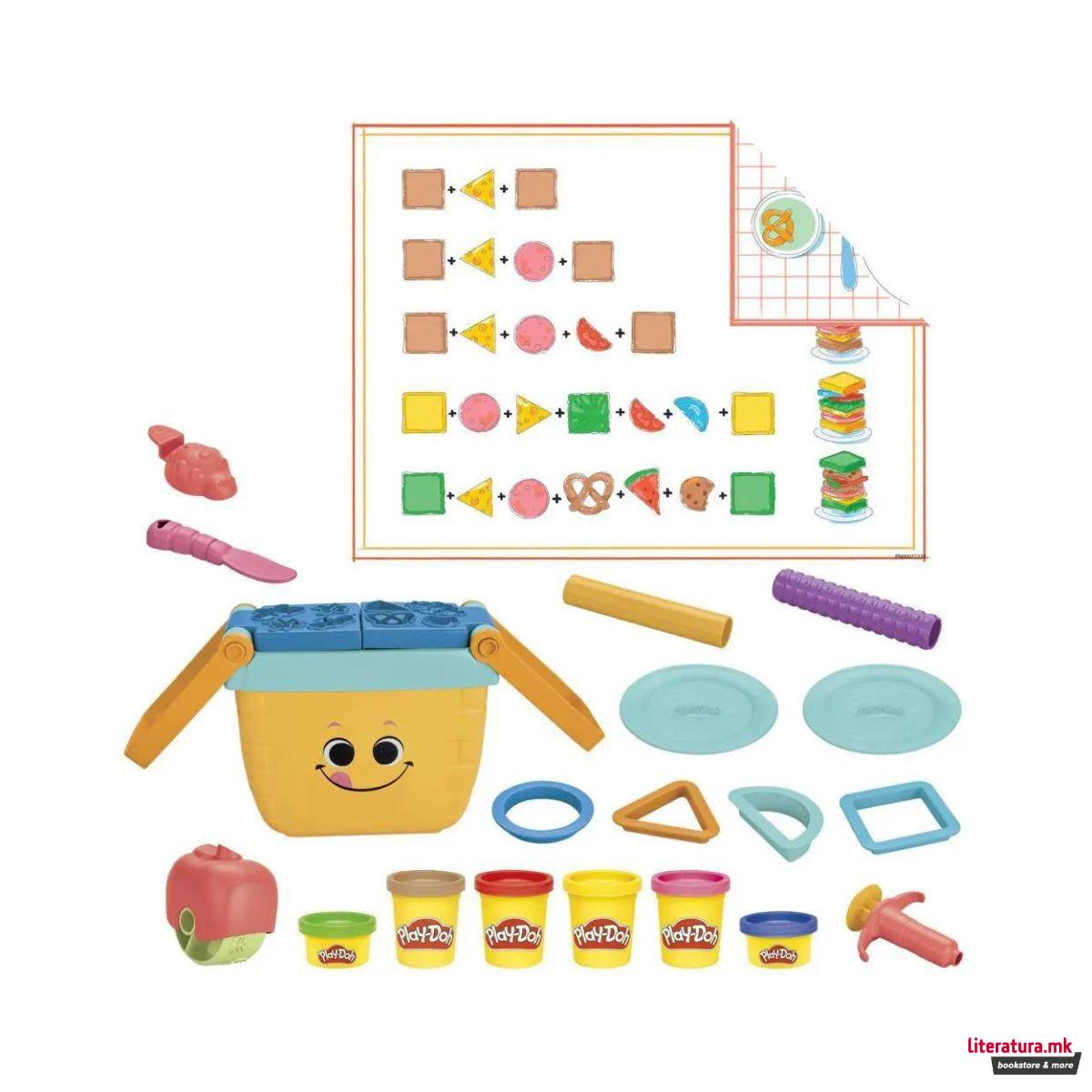 Креативен сет за игра, Play-Doh Picnic Shapes Starter Set 