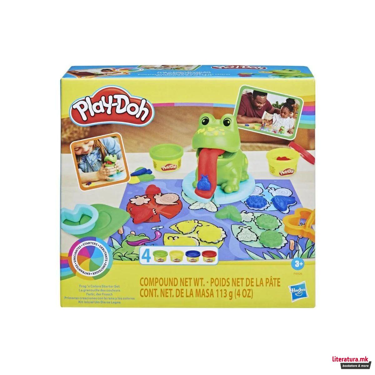 Креативен сет за игра, Play-Doh Frog 'N Colors Starter Set 
