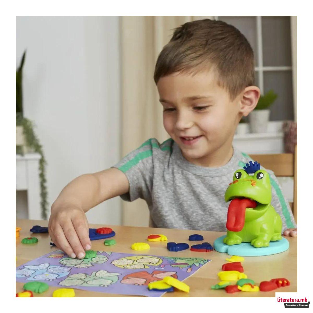 Креативен сет за игра, Play-Doh Frog 'N Colors Starter Set 