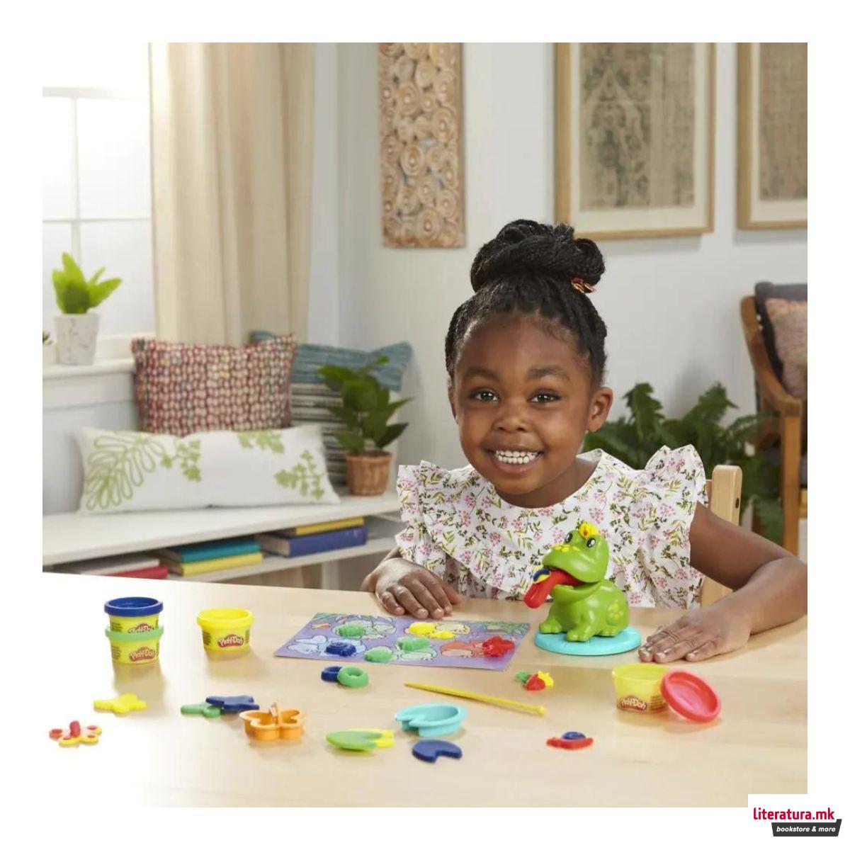 Креативен сет за игра, Play-Doh Frog 'N Colors Starter Set 