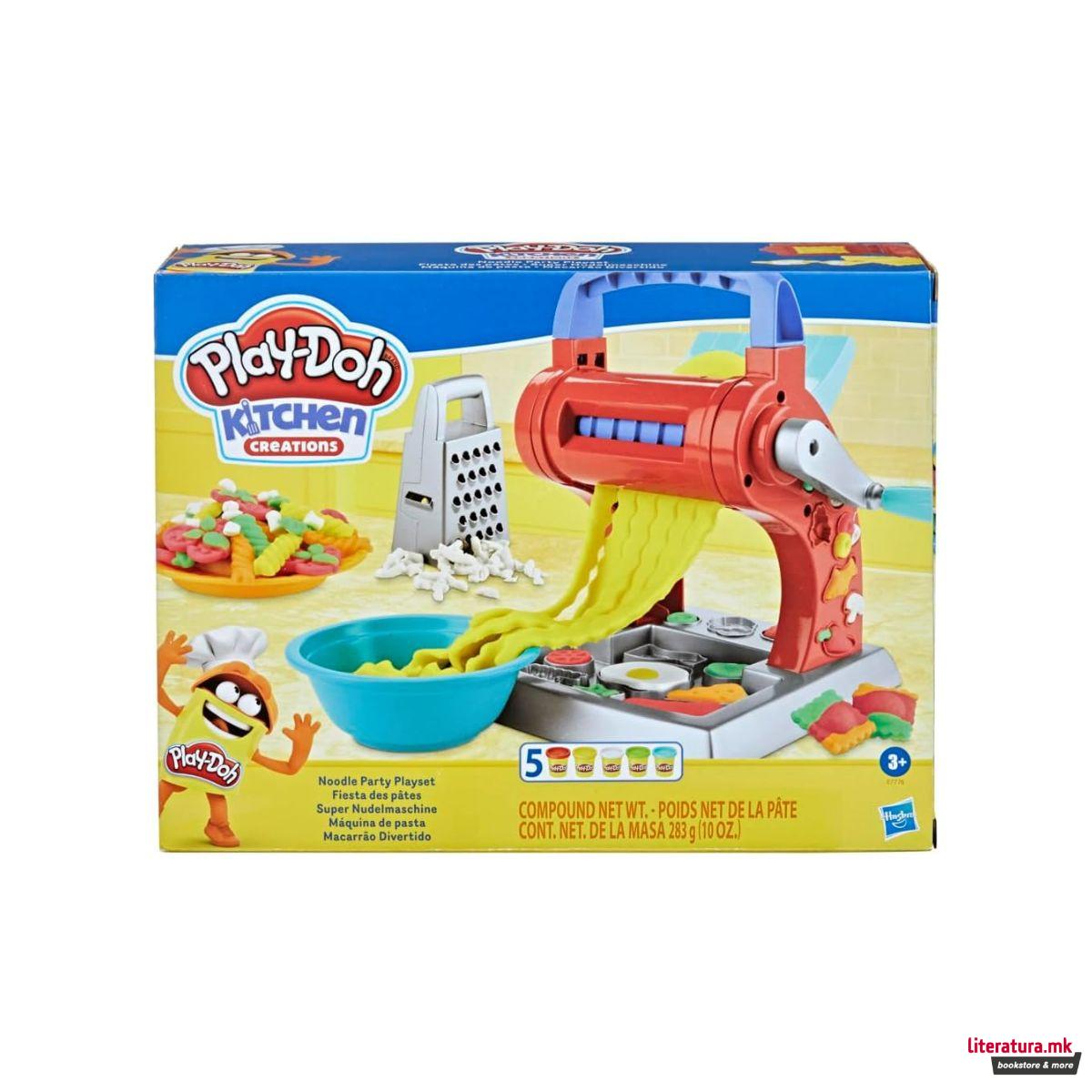 Креативен сет за игра, Play-Doh Kitchen Creations - Noodle Party 