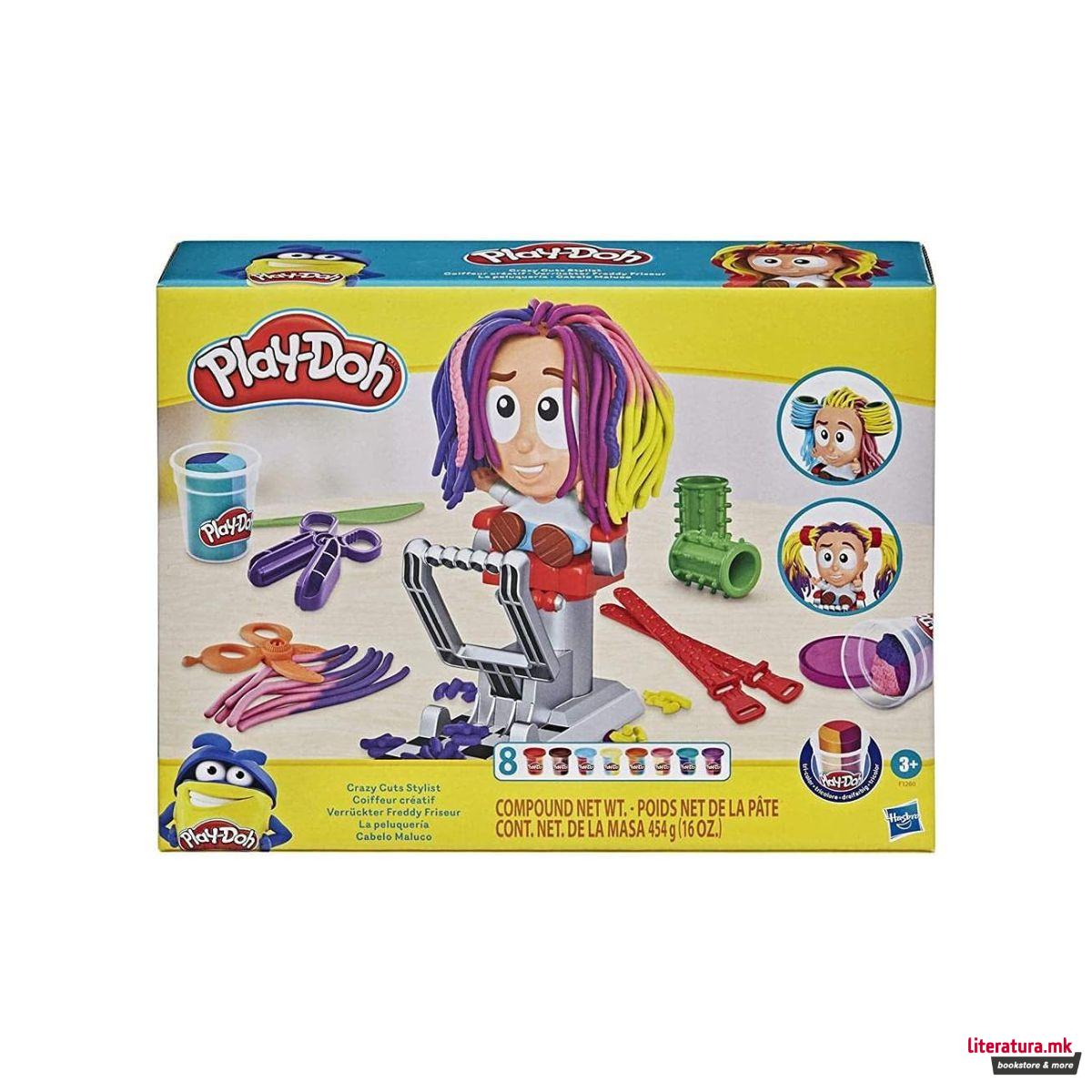 Креативен сет за игра, Play-Doh Crazy Cuts Stylist Set 