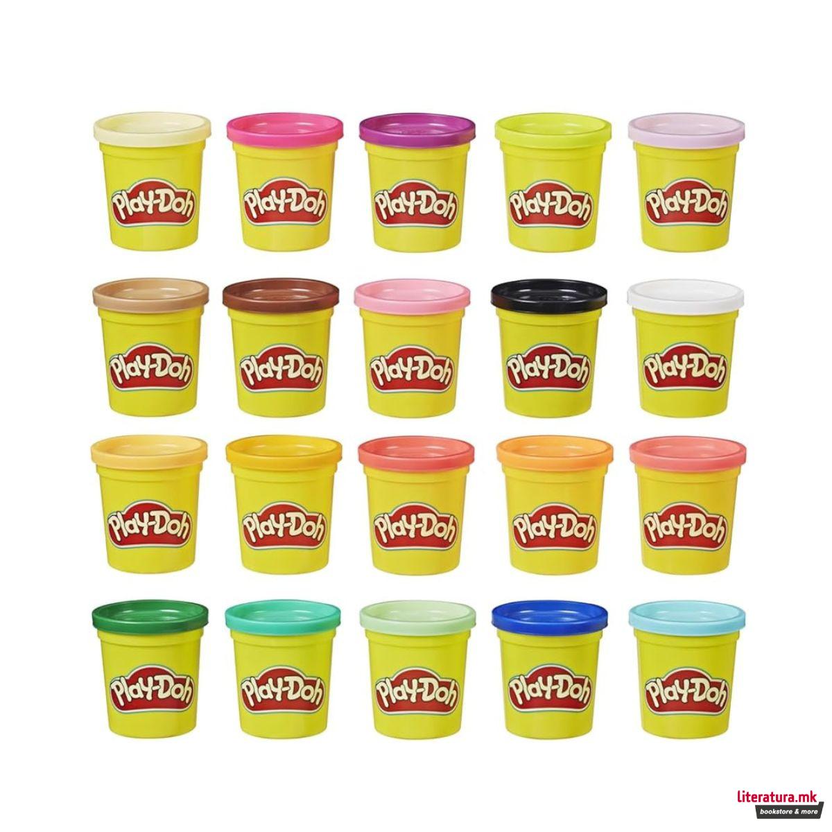 Тесто за моделирање, Play-Doh Super Color Pack, 1/20 