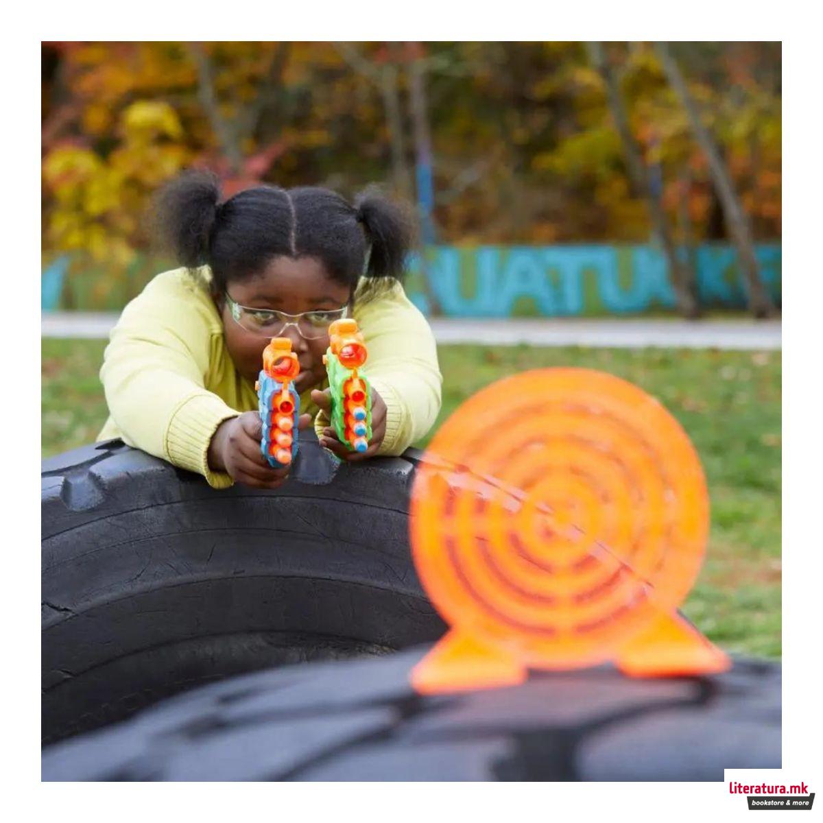 Сет играчки пушки со мека муниција, Nerf Elite 2.0 Face Off Target Set 