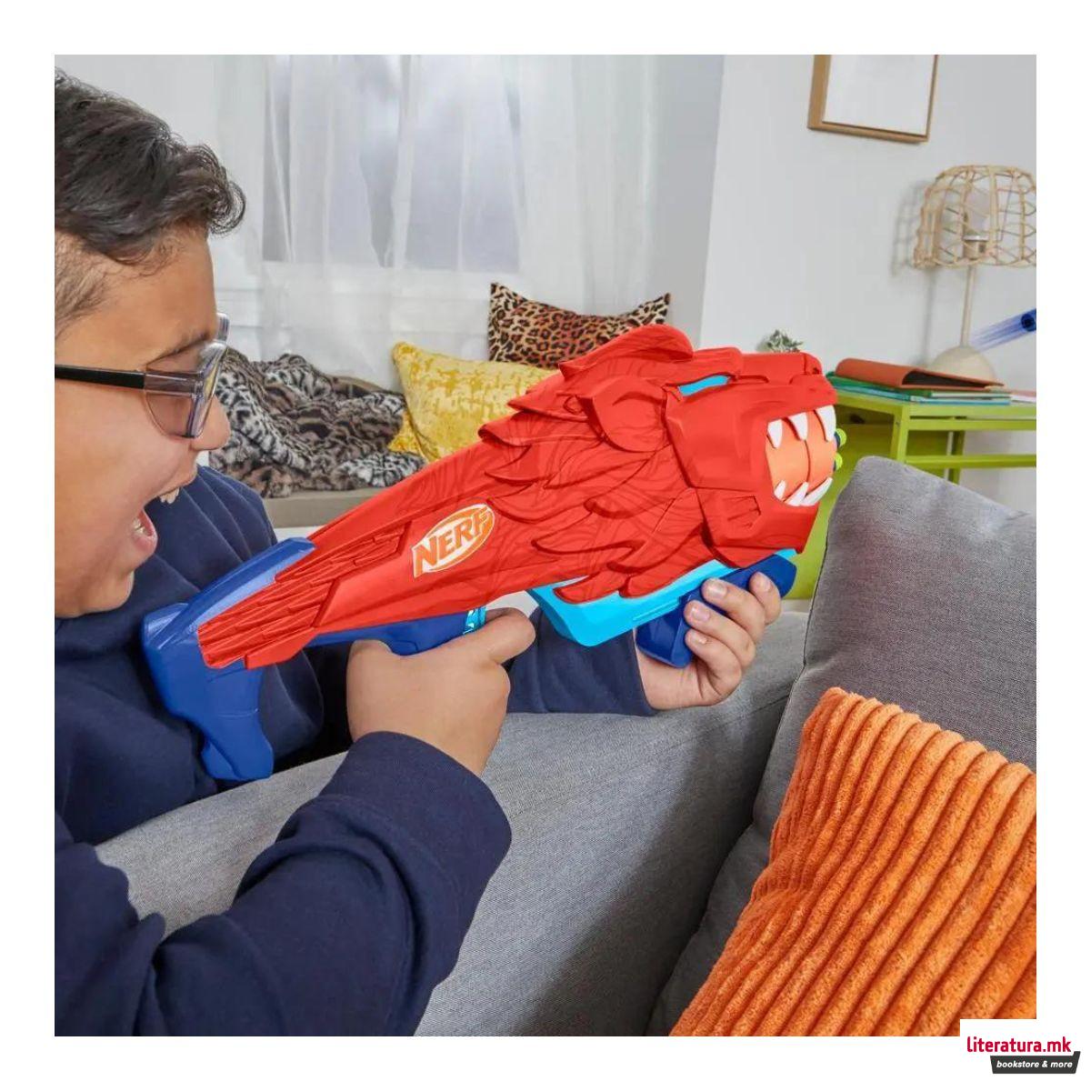 Играчка пушка со мека муниција, Nerf Junior Wild Lionfury 