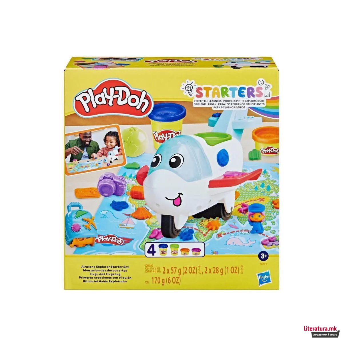 Креативен сет за игра, Play-Doh Airplane Explorer Starter Set 
