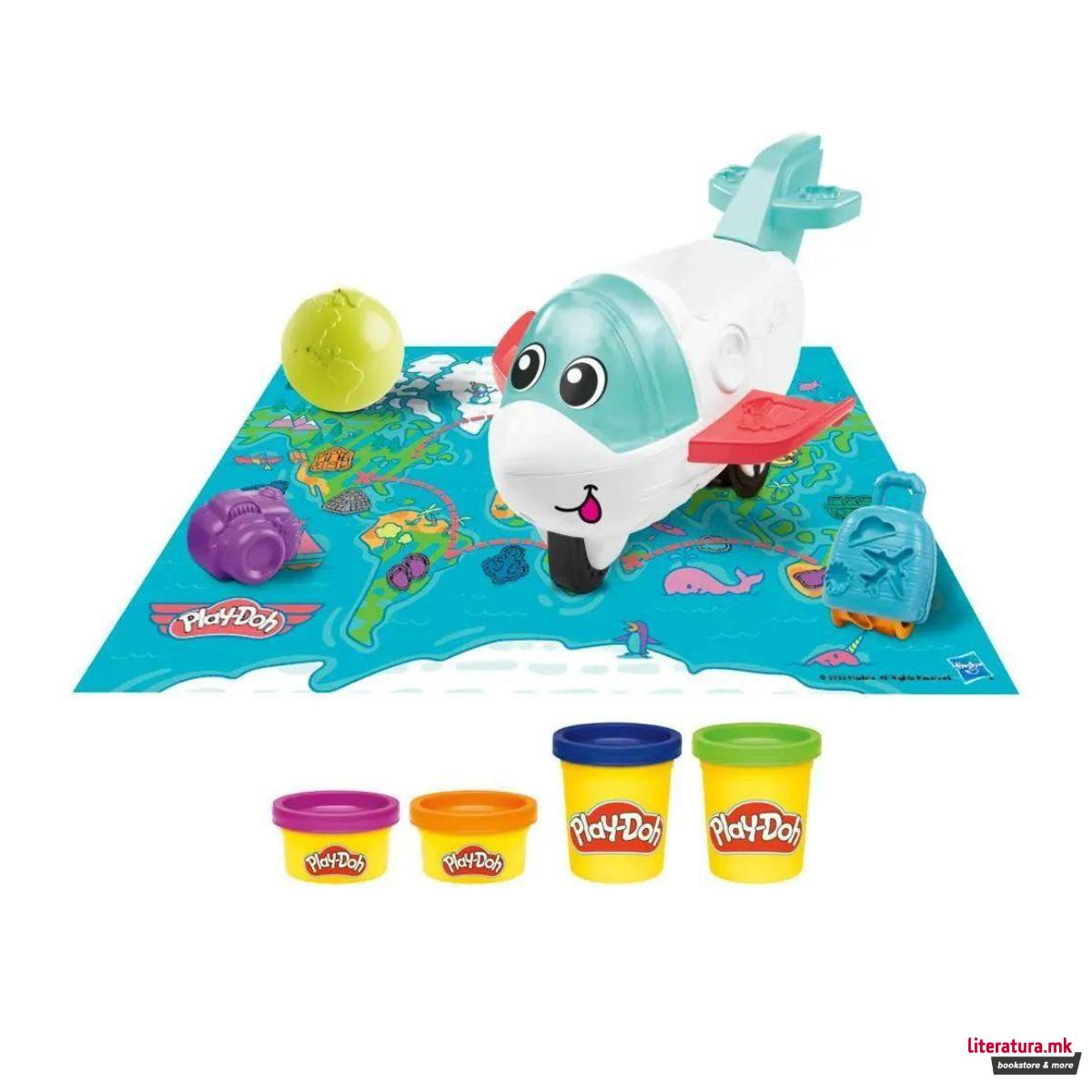 Креативен сет за игра, Play-Doh Airplane Explorer Starter Set 