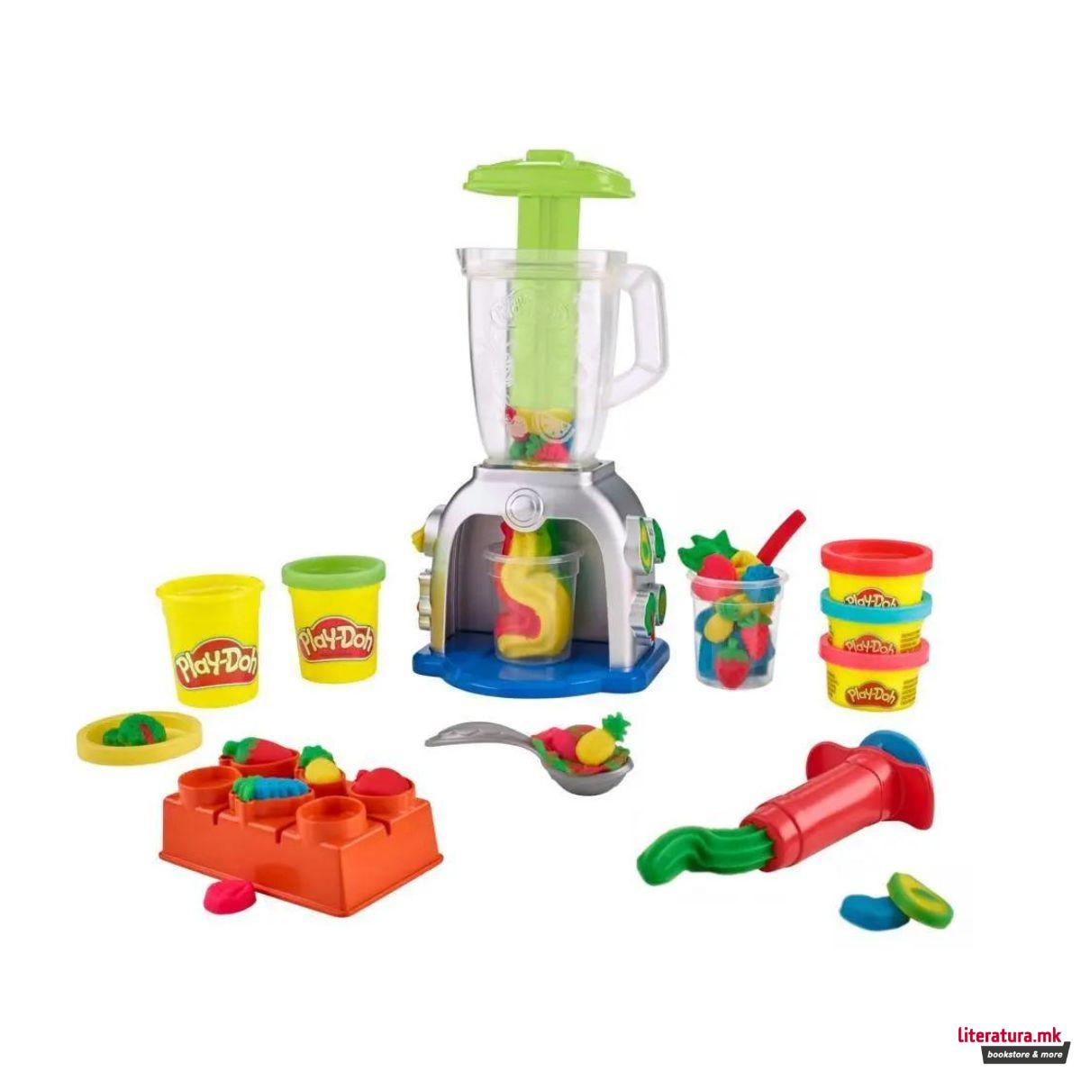 Креативен сет за игра, Play-Doh Swirlin' Smoothies Blender Playset 