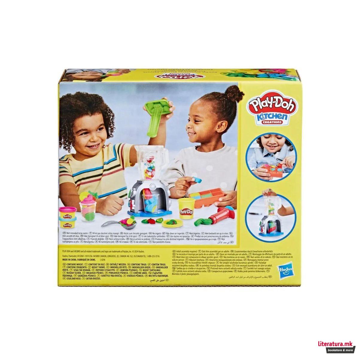 Креативен сет за игра, Play-Doh Swirlin' Smoothies Blender Playset 