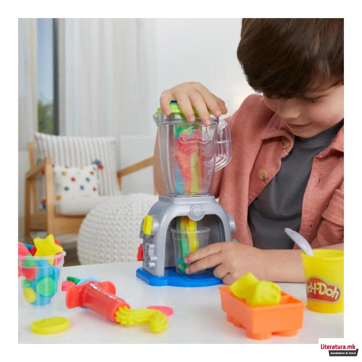 Креативен сет за игра, Play-Doh Swirlin' Smoothies Blender Playset 
