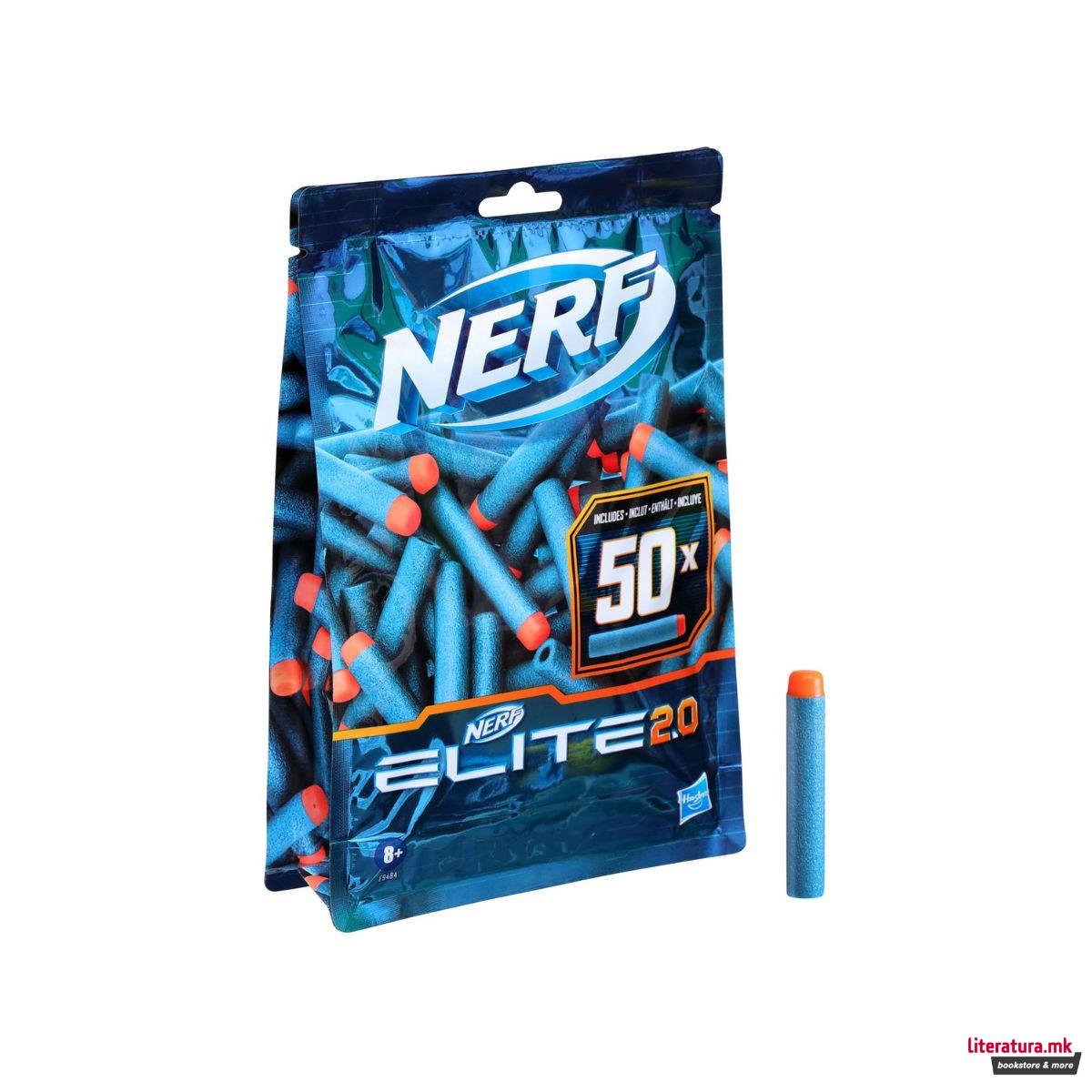 Рефил мека муниција за играчка пиштол, Nerf Elite 2.0, 1/50