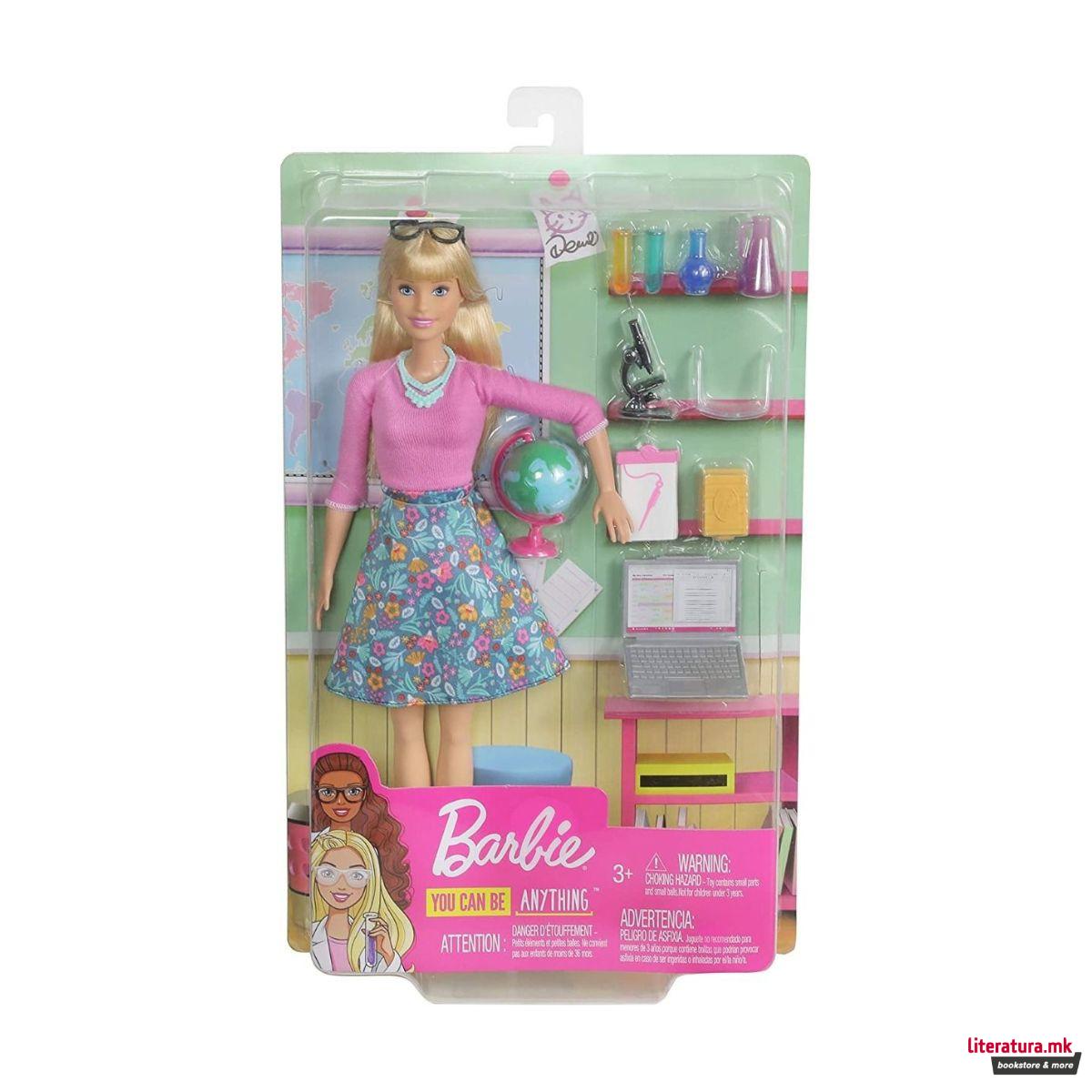 Сет за игра, Barbie: You Can Be Anything - Teacher 