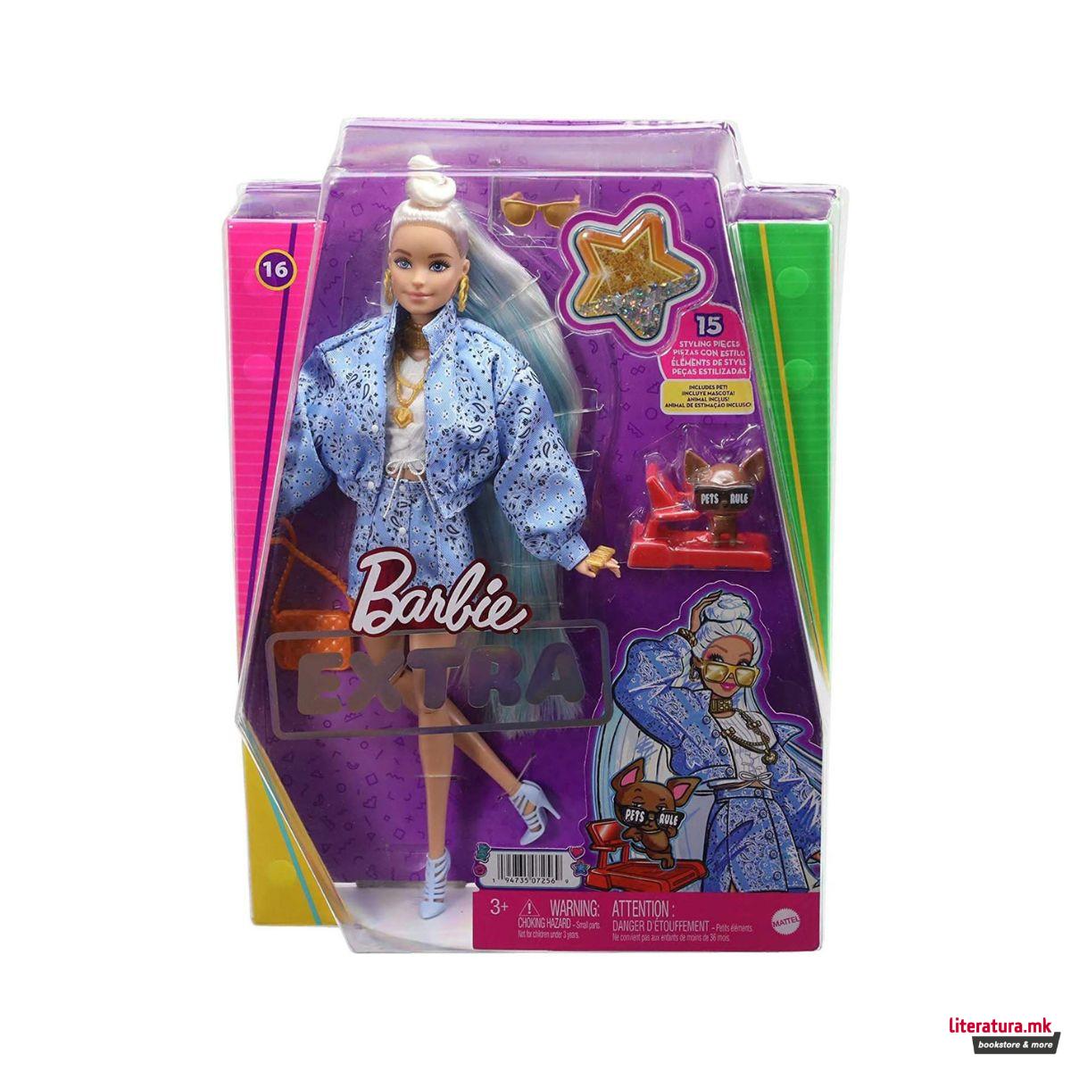 Барби кукла, Barbie Extra Doll w/ Pet Chihuahua 