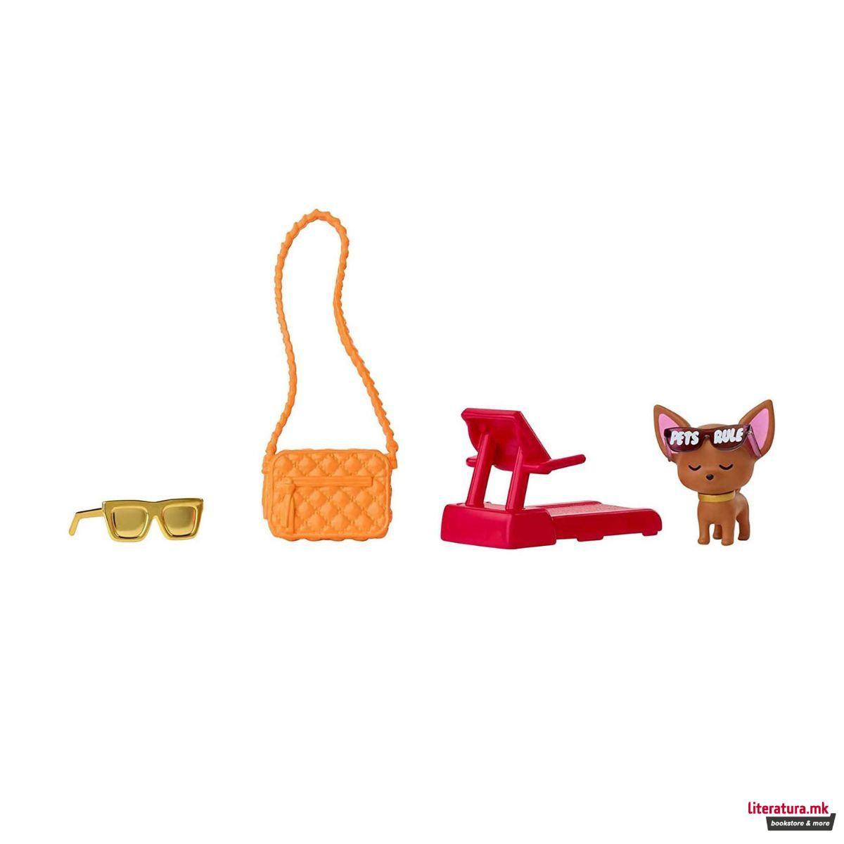 Барби кукла, Barbie Extra Doll w/ Pet Chihuahua 