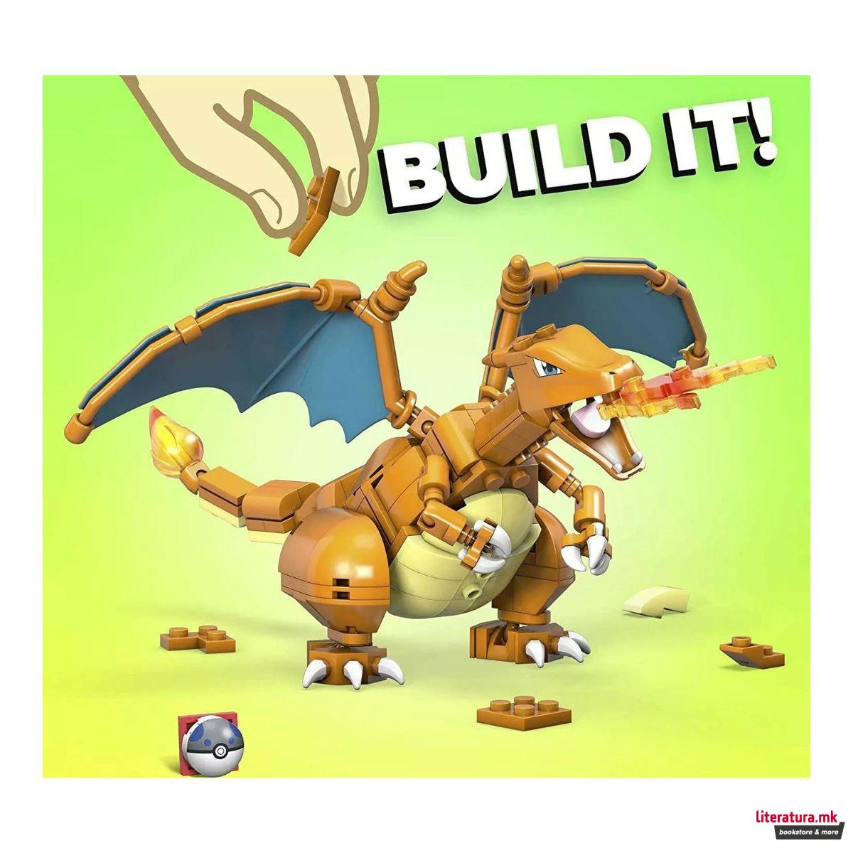 Сет коцки за градба, Pokemon Mega Construx - Charizard 