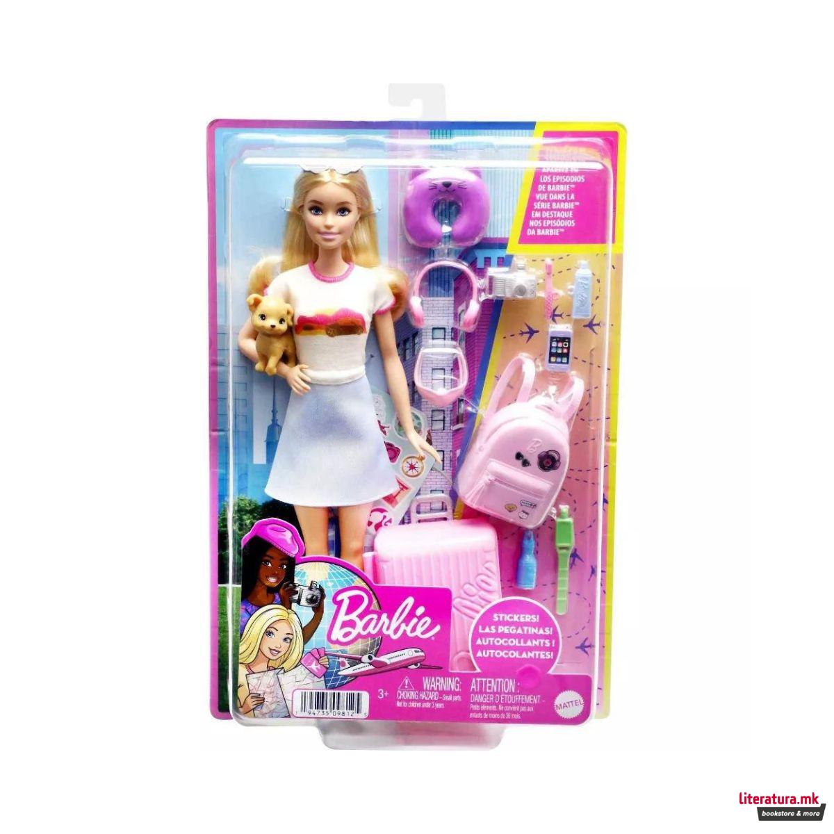 Сет за игра, Barbie Travel Set - Malibu 