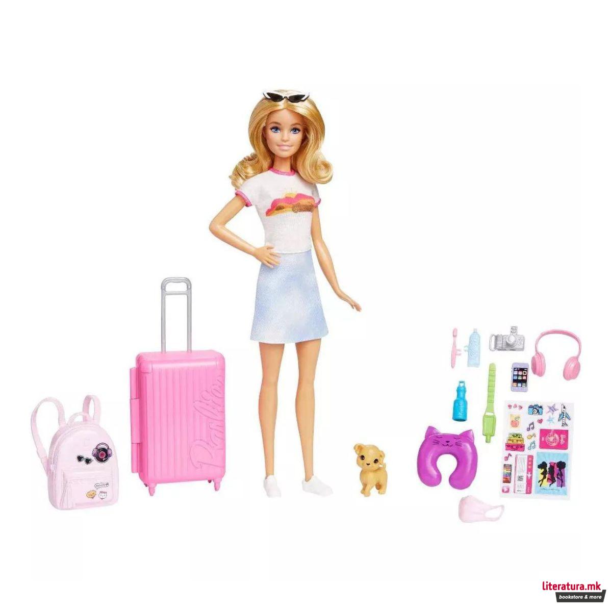 Сет за игра, Barbie Travel Set - Malibu 