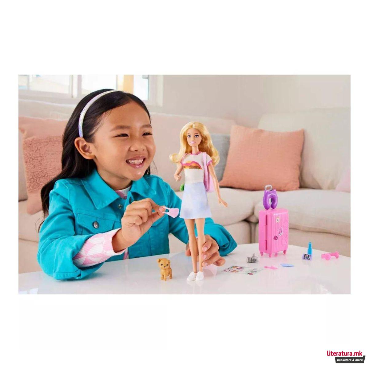 Сет за игра, Barbie Travel Set - Malibu 