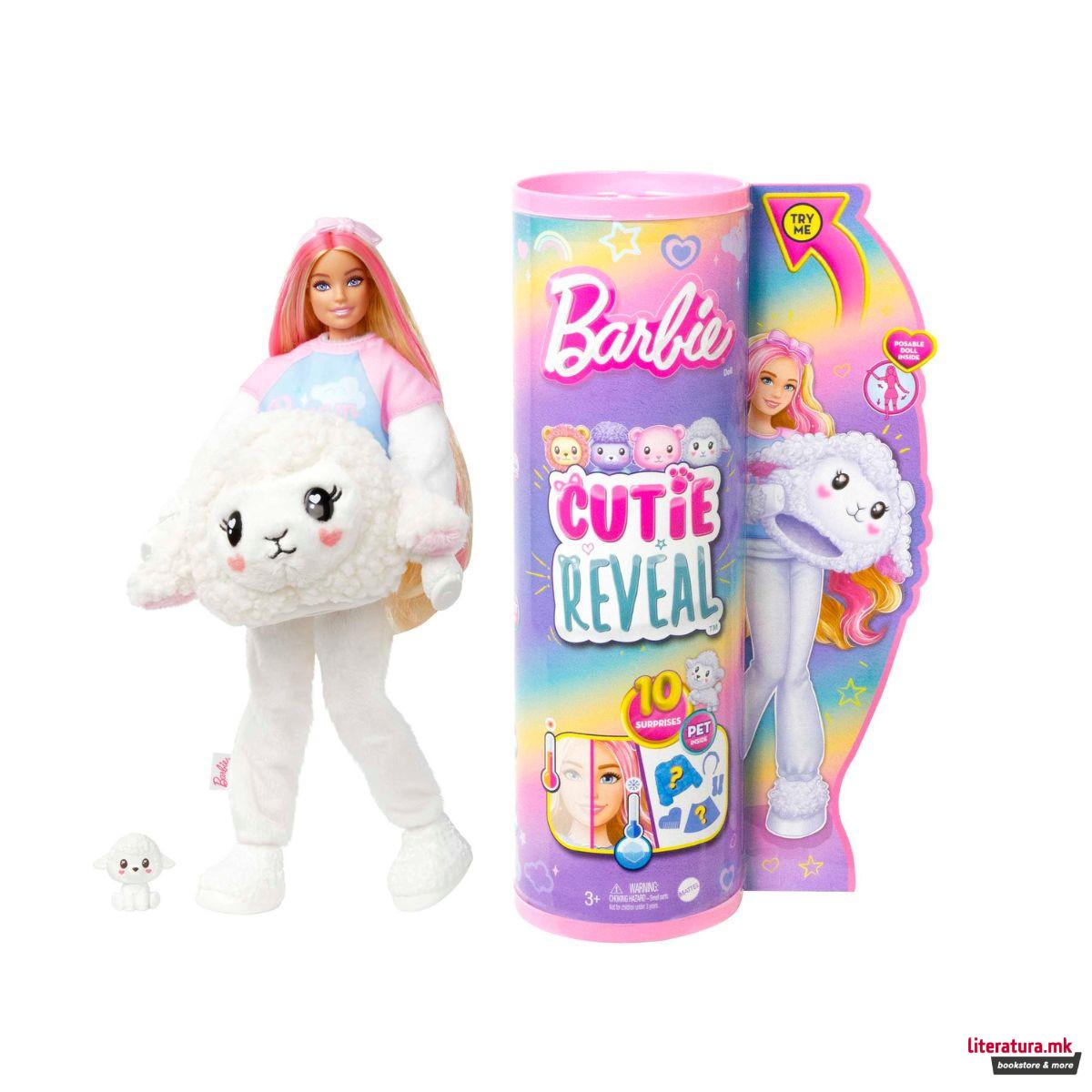 Барби кукла, Barbie: Cutie Reveal - Cozy Tees: Lamb 