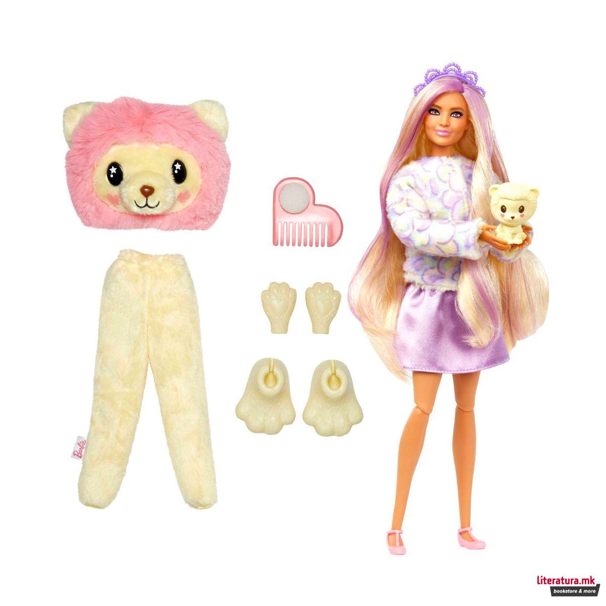 Барби кукла, Barbie: Cutie Reveal - Cozy Tees: Lion 