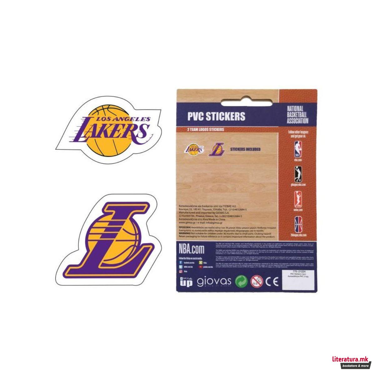 Сет стикери, NBA: Los Angeles Lakers 